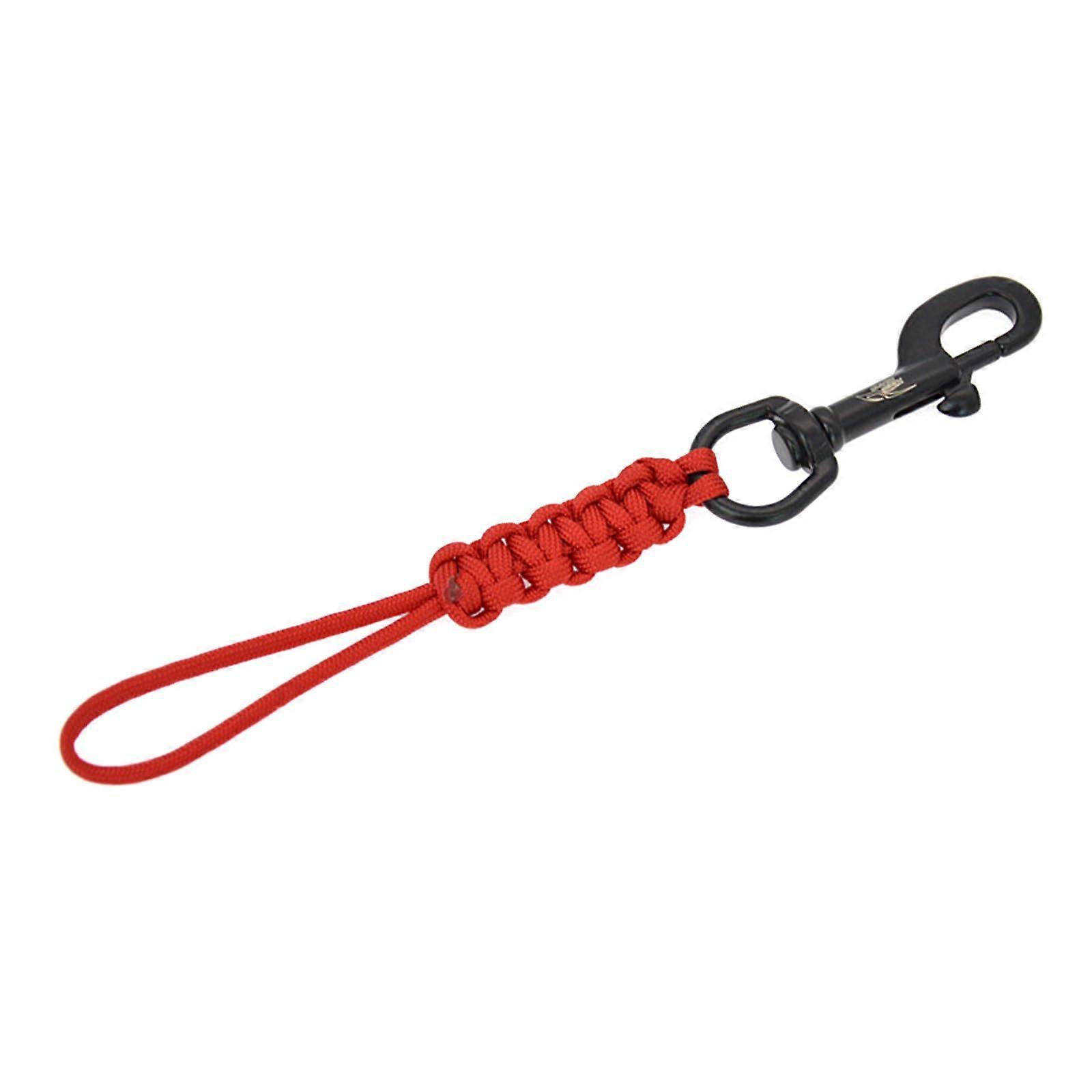 Stainless Steel Diving Ended Bolts Snap Metal Clip Hook BCD Rope Lanyard for Outdoor Climbing Anti-Loss Rope