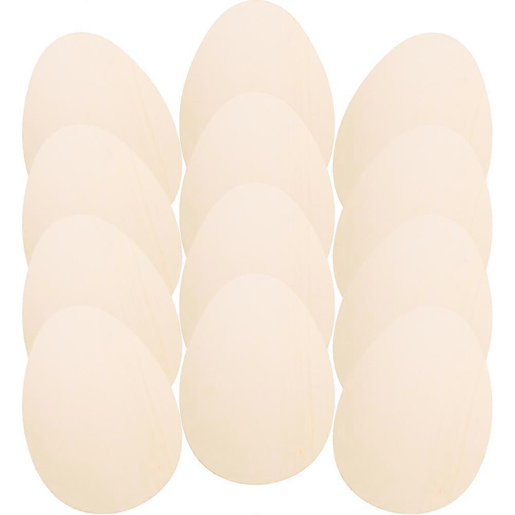 Here's a refined and engaging product description based on your input:
**12pcs Unfinished Easter Wooden Egg Cutouts – DIY Craft Kit for Creative