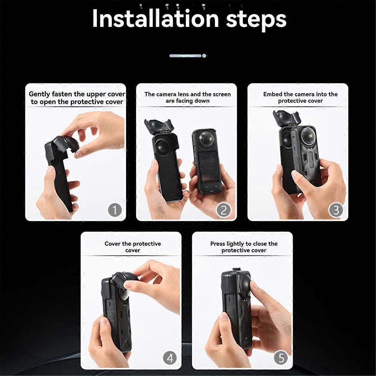 2in1 Lens Screen Protector for X5 X4 Dustproof Anti-Scratch