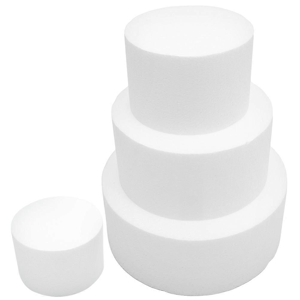 Foam Cake Dummy Bakery Cake Dummies 4 Inches 4Pcs