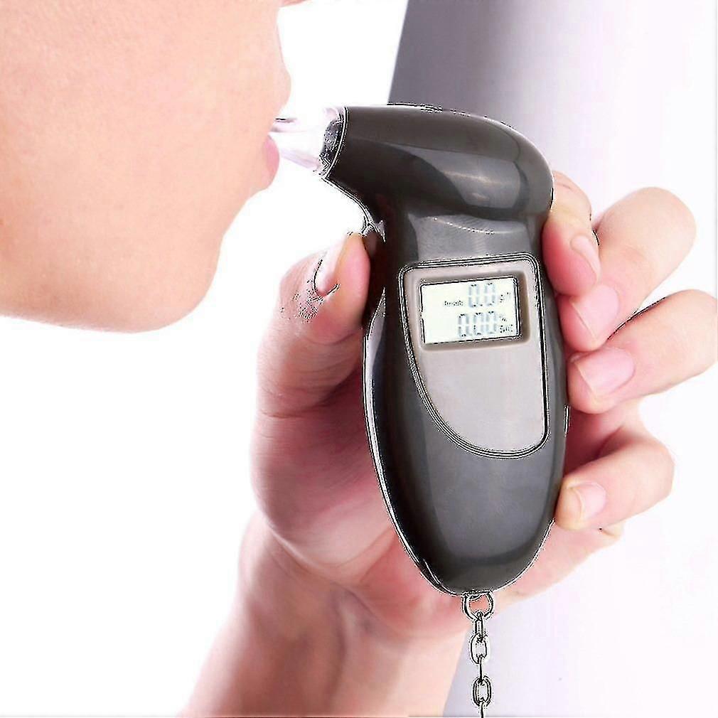Digital Alcohol Breath Tester Breathalyzer Analyzer Detector Test Keychain