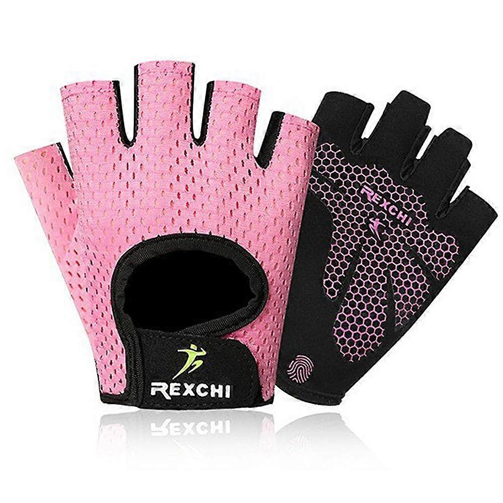 Fitness Gloves for Strength Training, Lightweight Breathable Microfibre Fabric Bodybuilding Gloves, Ideal for Weight Sports