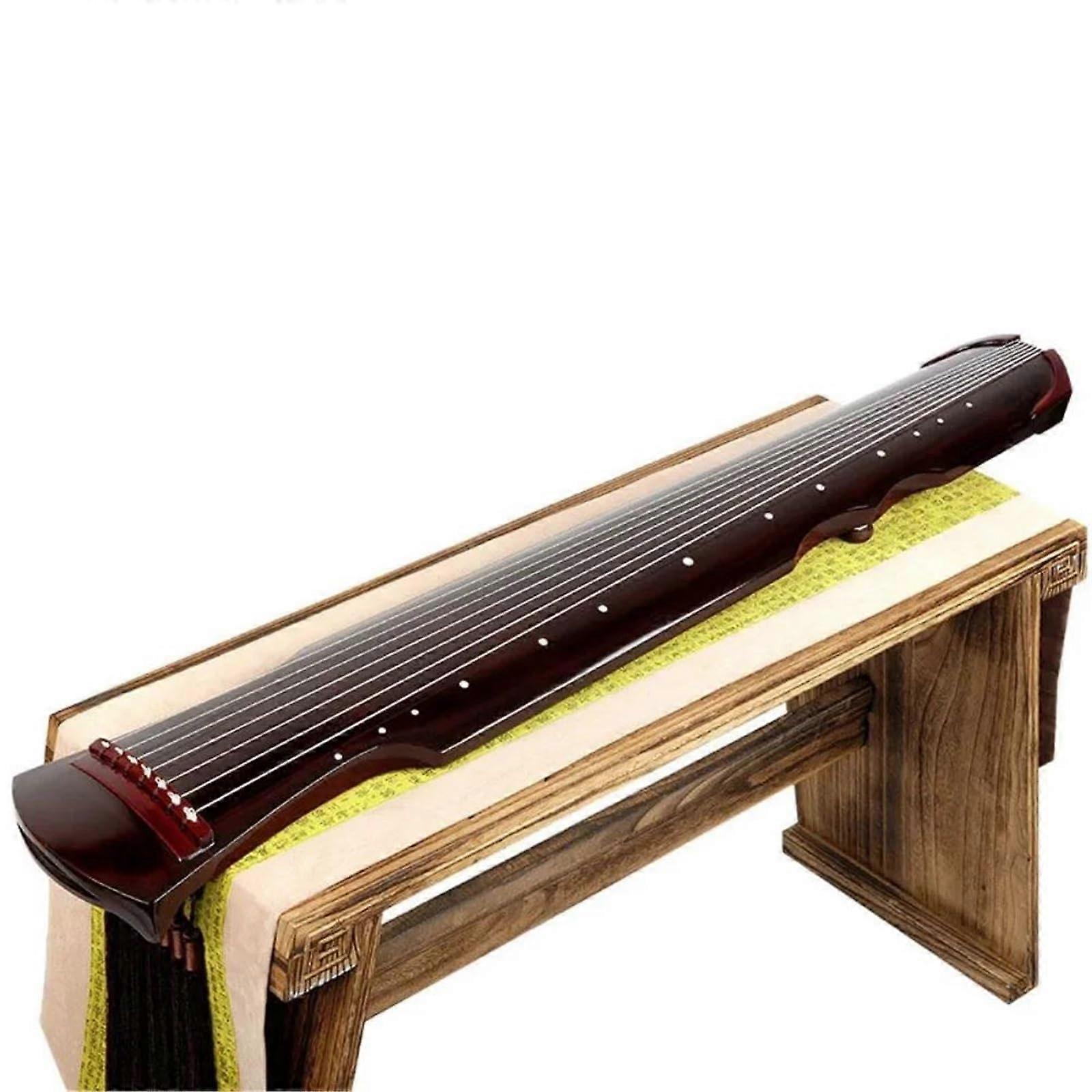 7 أوتار Guqin مصنوعة يدويا مع الملحقات الآلات الموسيقية التقليدية الصينية للمبتدئين Guqin (بني ، 3/4) 3/4 بني