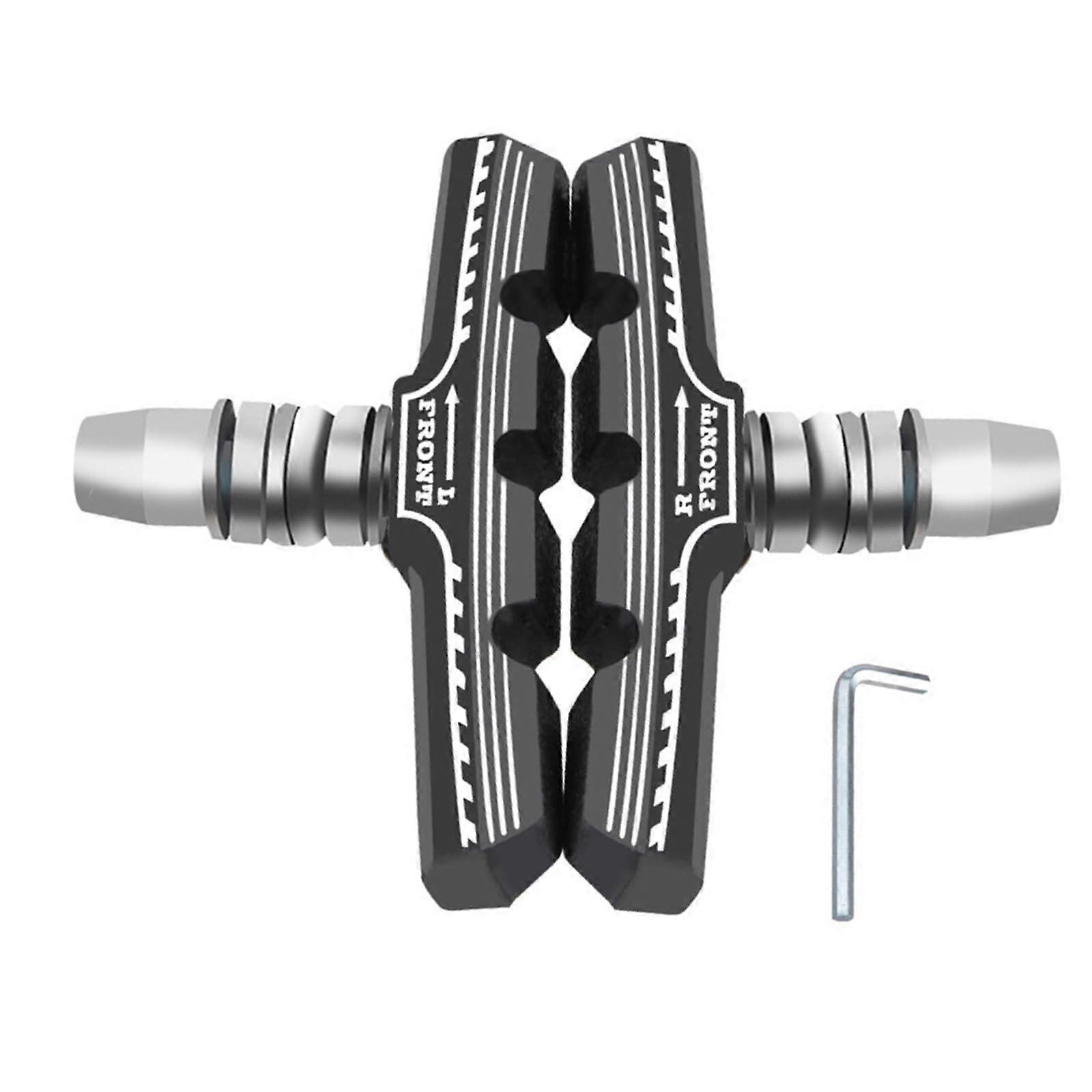 Bicycle Brake Pads Set, 1 Pair, Includes Wrench, Nuts And Washers, For Mountain Bikes