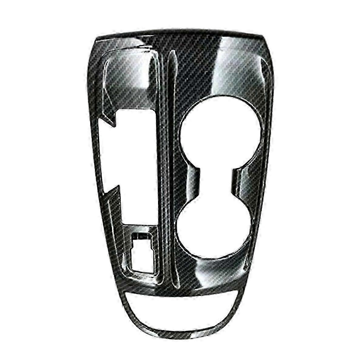 ABS Carbon Fiber Center Control Shift Cup Frame Panel Trim for Certain Models