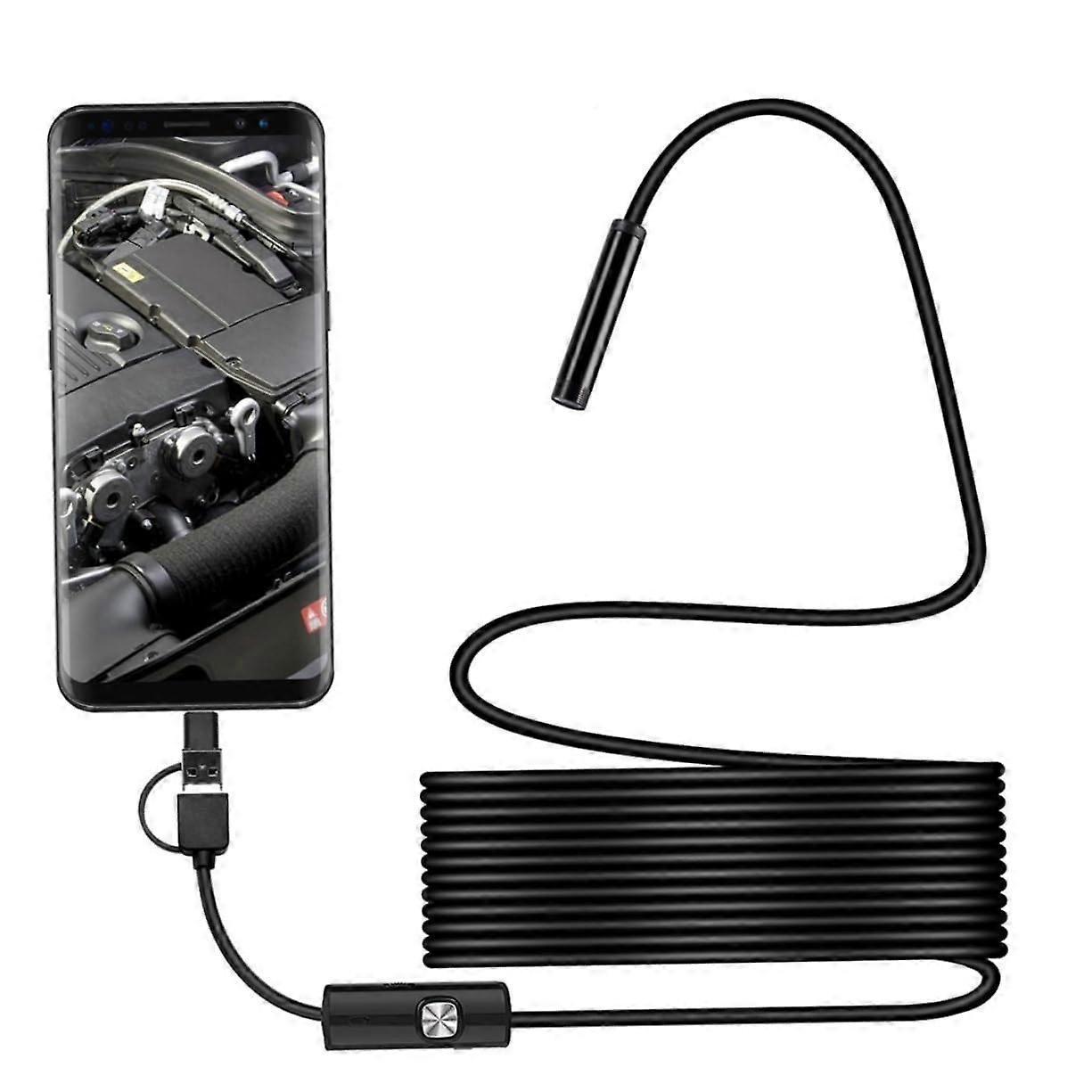 Telephone Inspection Camera IP67 3-In-1 Interface 1-Piece Compatible With Devices