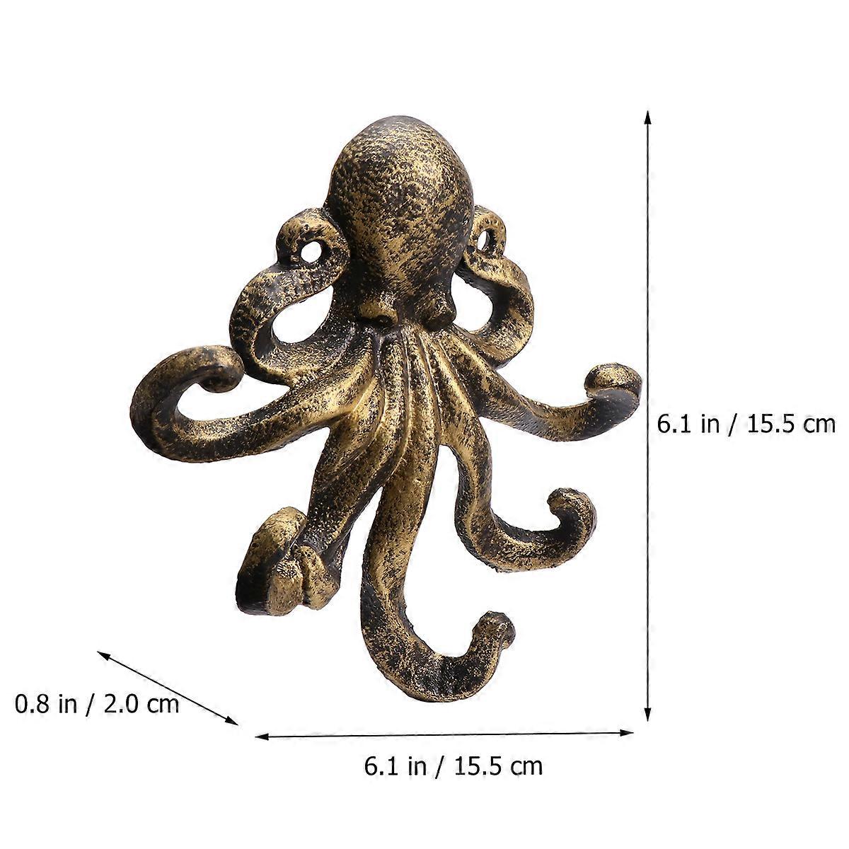 The **Retro Octopus Hook Wall Mounted Rack** is a unique and stylish storage solution that adds a touch of whimsy and vintage charm to any space.