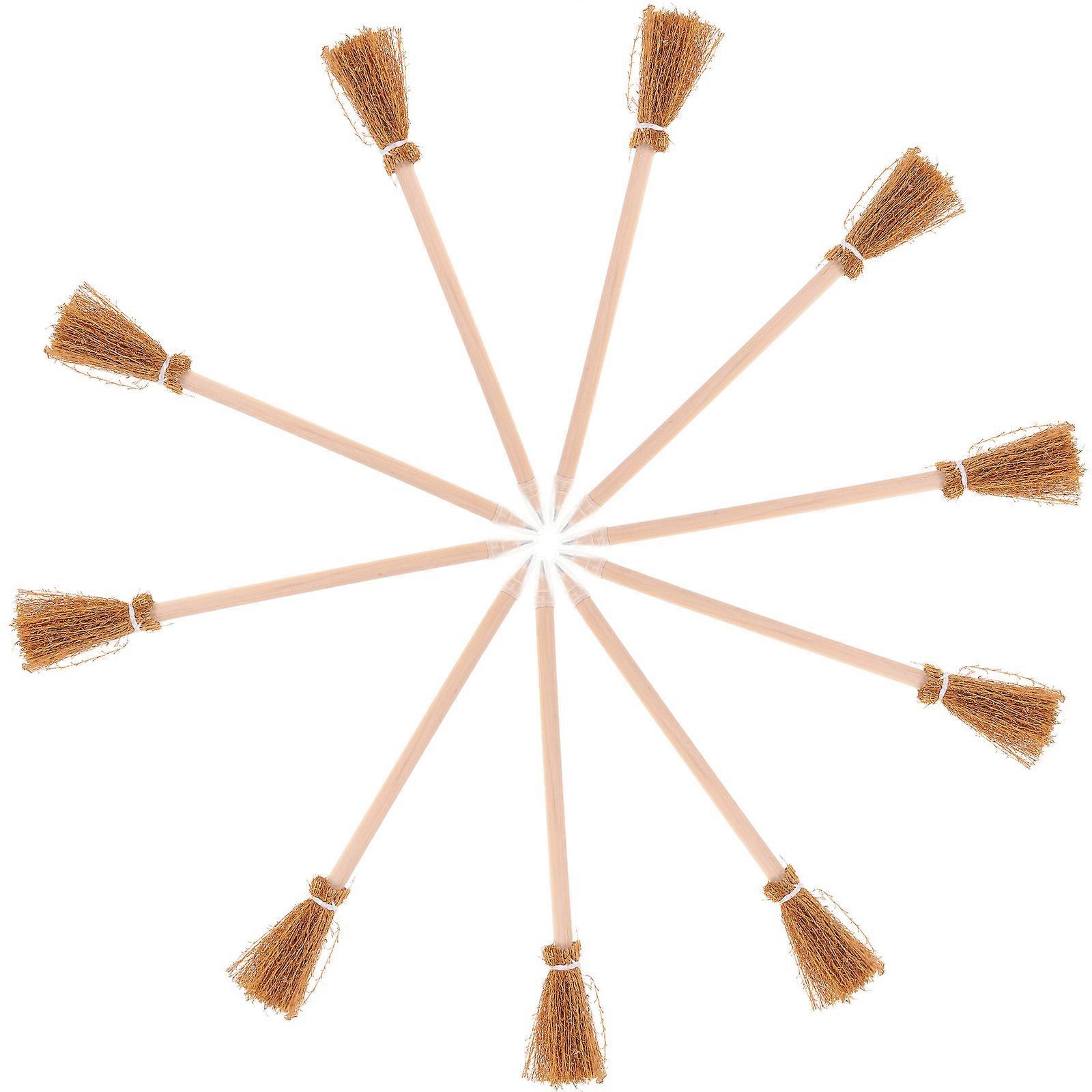 Writing Pencils Broom Shape Halloween Pencils Thanksgiving present Students Break-Resistant Cores 20.50X2.50X2.50CM 10Pcs