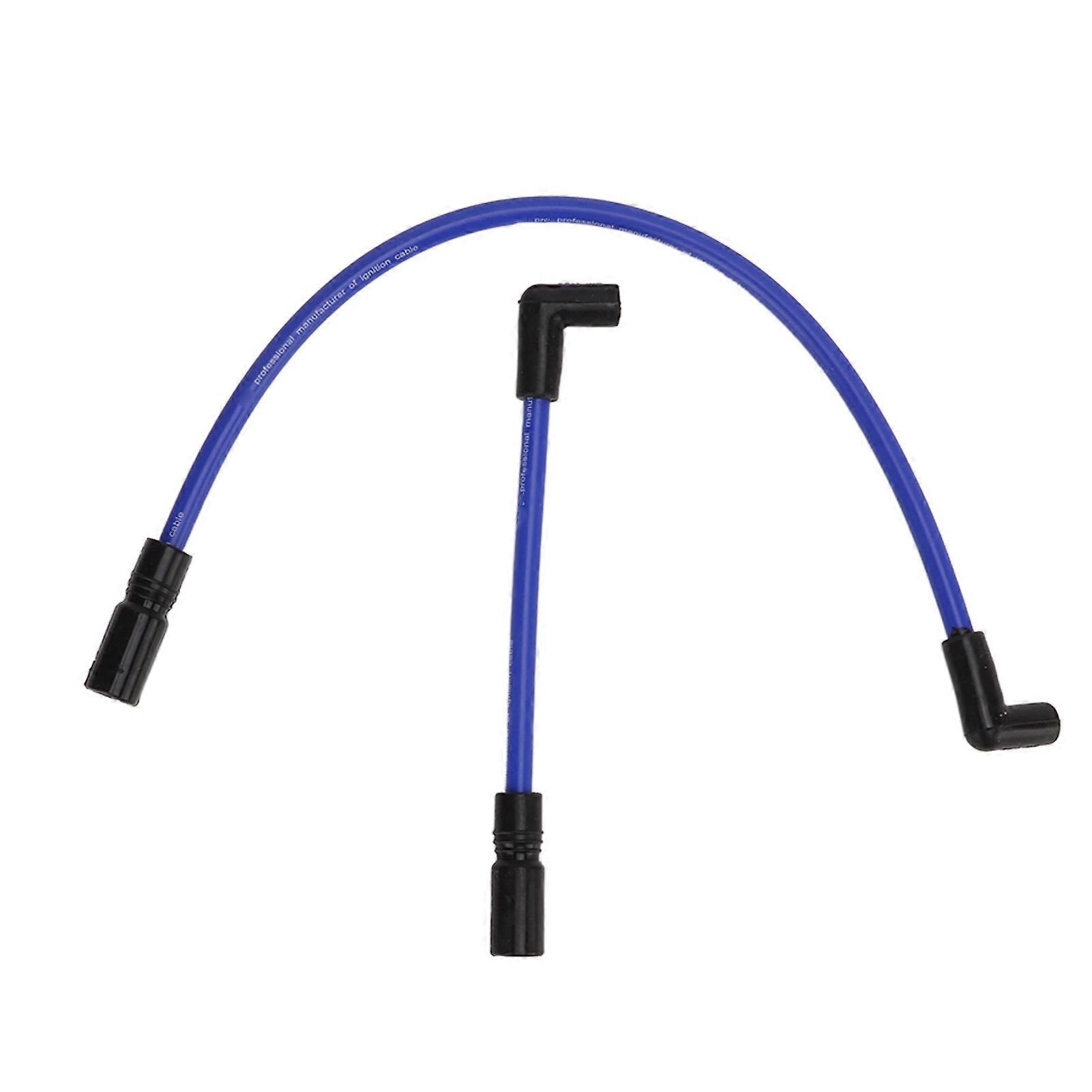 2 Pcs Ignition Wire 409RD Spark Plug Cable Motorcycle Accessories for FXDF FXDL FXDLS FXDB FXDWG