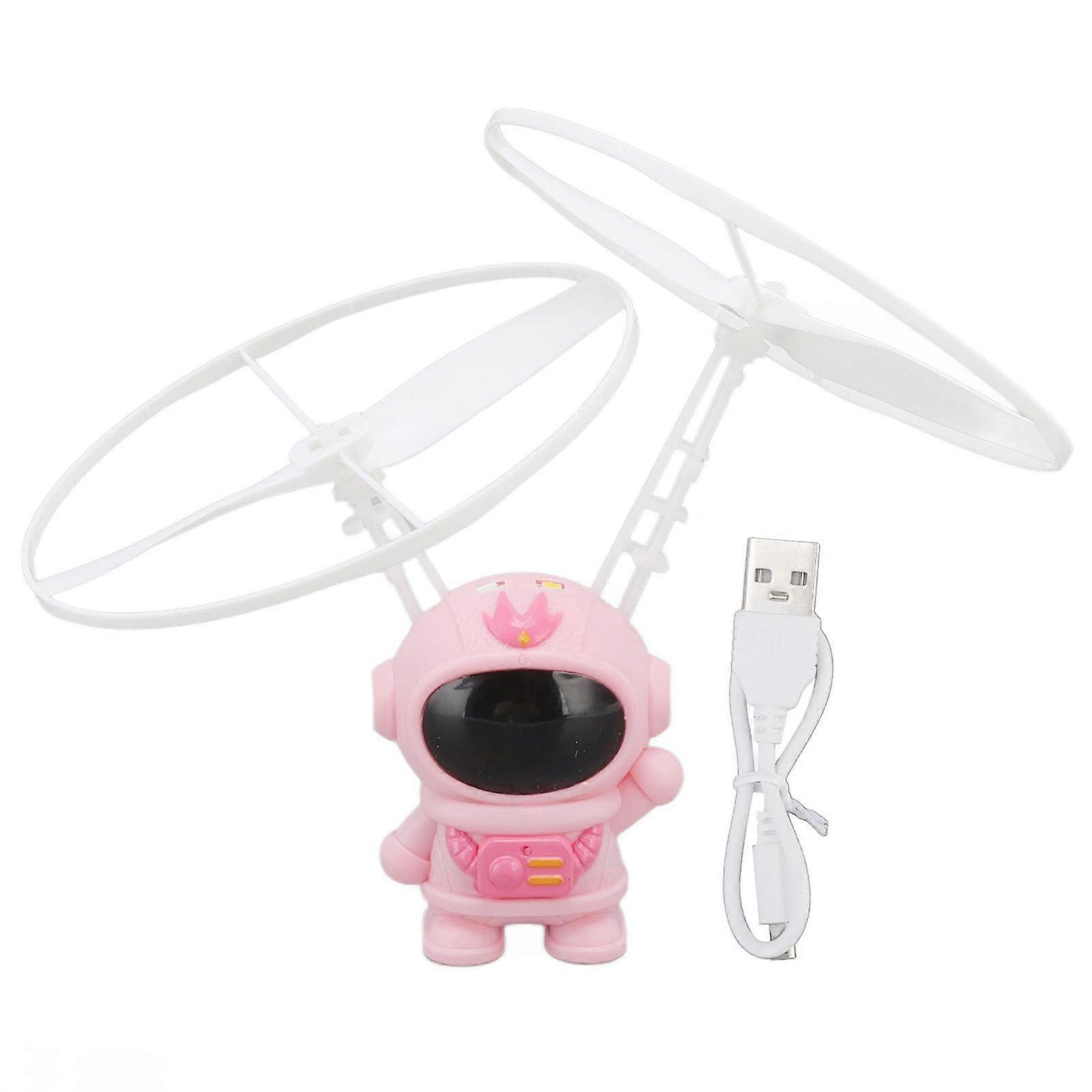 Astronaut Induction Flying Toy Safe Stable Plastic Intelligent Levitation Induction Helicopter Toy