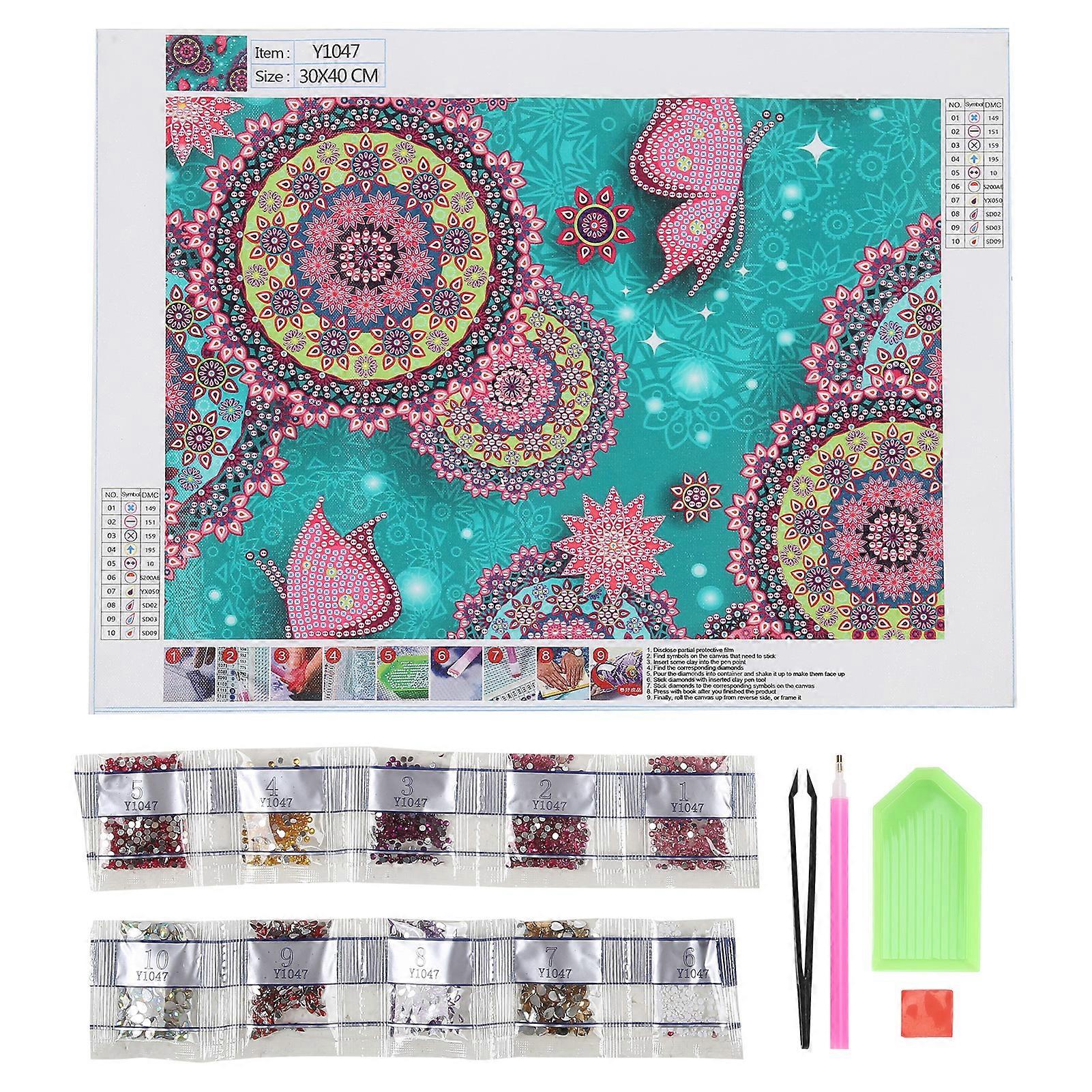ThreeDimensional Effect Not Easily Fall Off Fade Rhinestone Painting Packs for Home Decoration