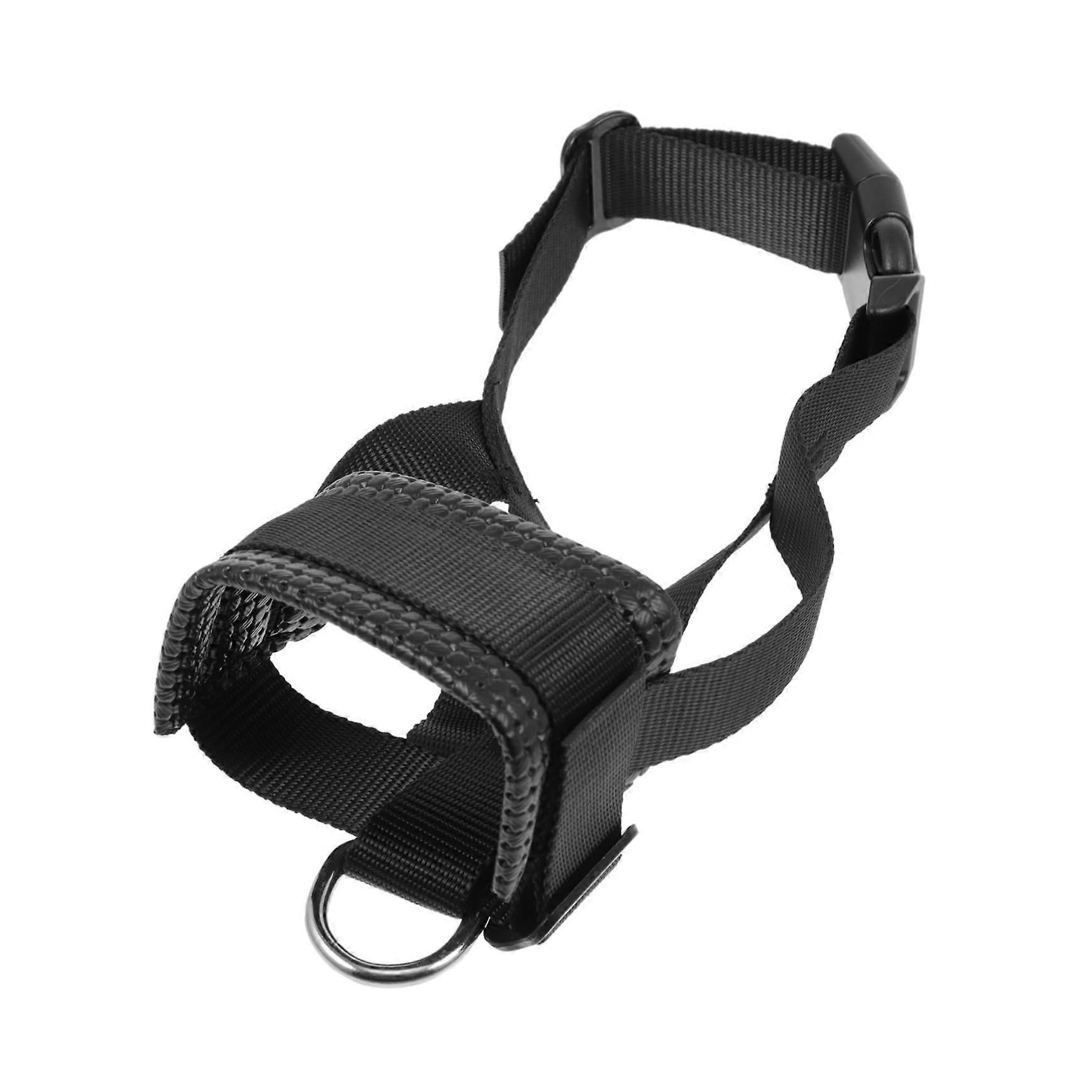 Adjustable Dog Muzzle Made of Breathable Material for Pets, Safe Feeding Protection, Bite and Bark Prevention for Medium to Large Classic Breeds