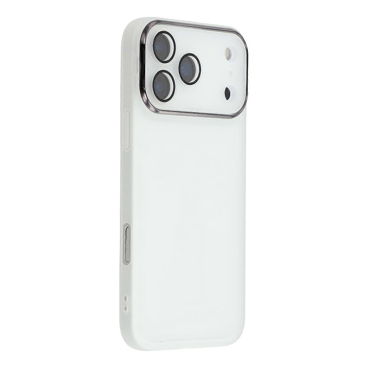For iPhone 17 Pro Max Case Electroplated Camera Frame TPU Phone Cover