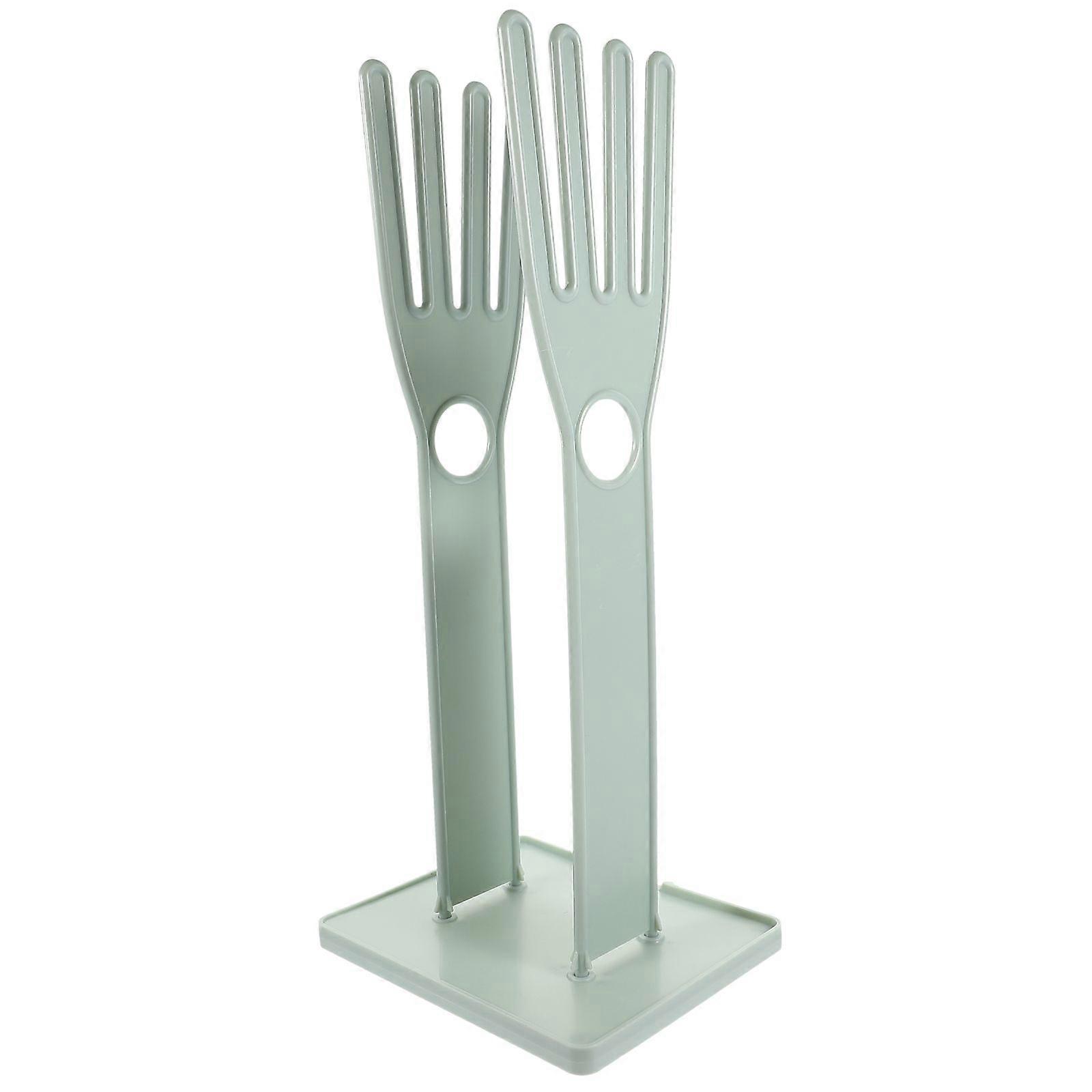 Δημιουργική κουζίνα Γάντια από καουτσούκ Rack Αποστράγγιση πετσετών Κάτοχος αποθήκευσης γάντι Rack Ράφι αποθήκευσης μπάνιου (μπλε)