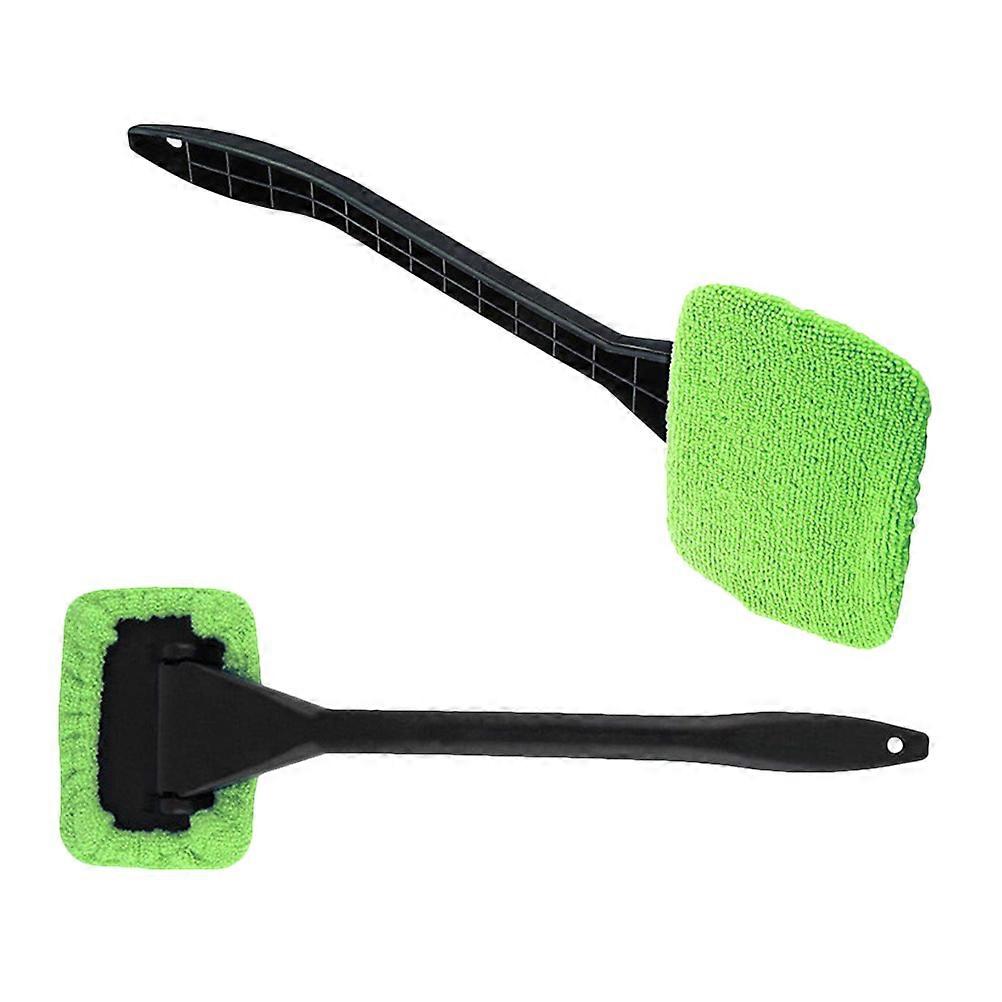 Car Window Cleaning 2Pack Window Cleaner Brush For Home Cleaning Car Owners Light Abs Microfiber