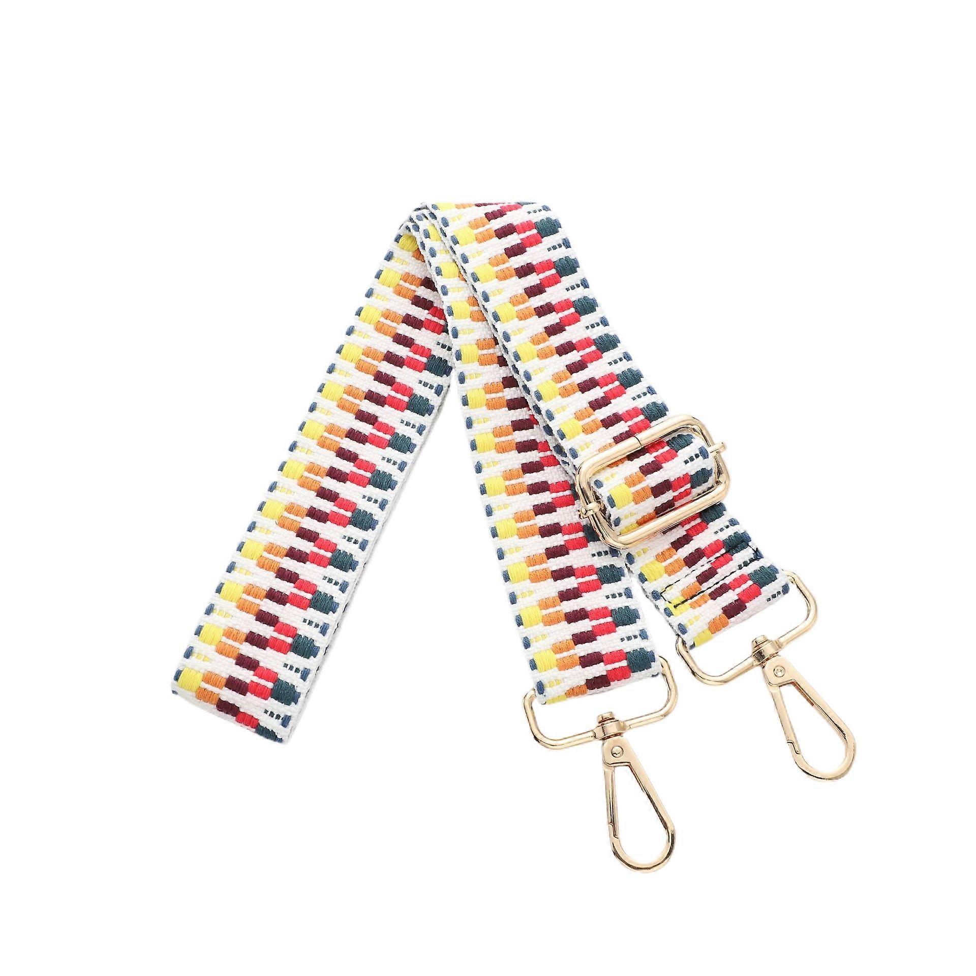 Wide shoulder strap new colorful wide bag strap cross border