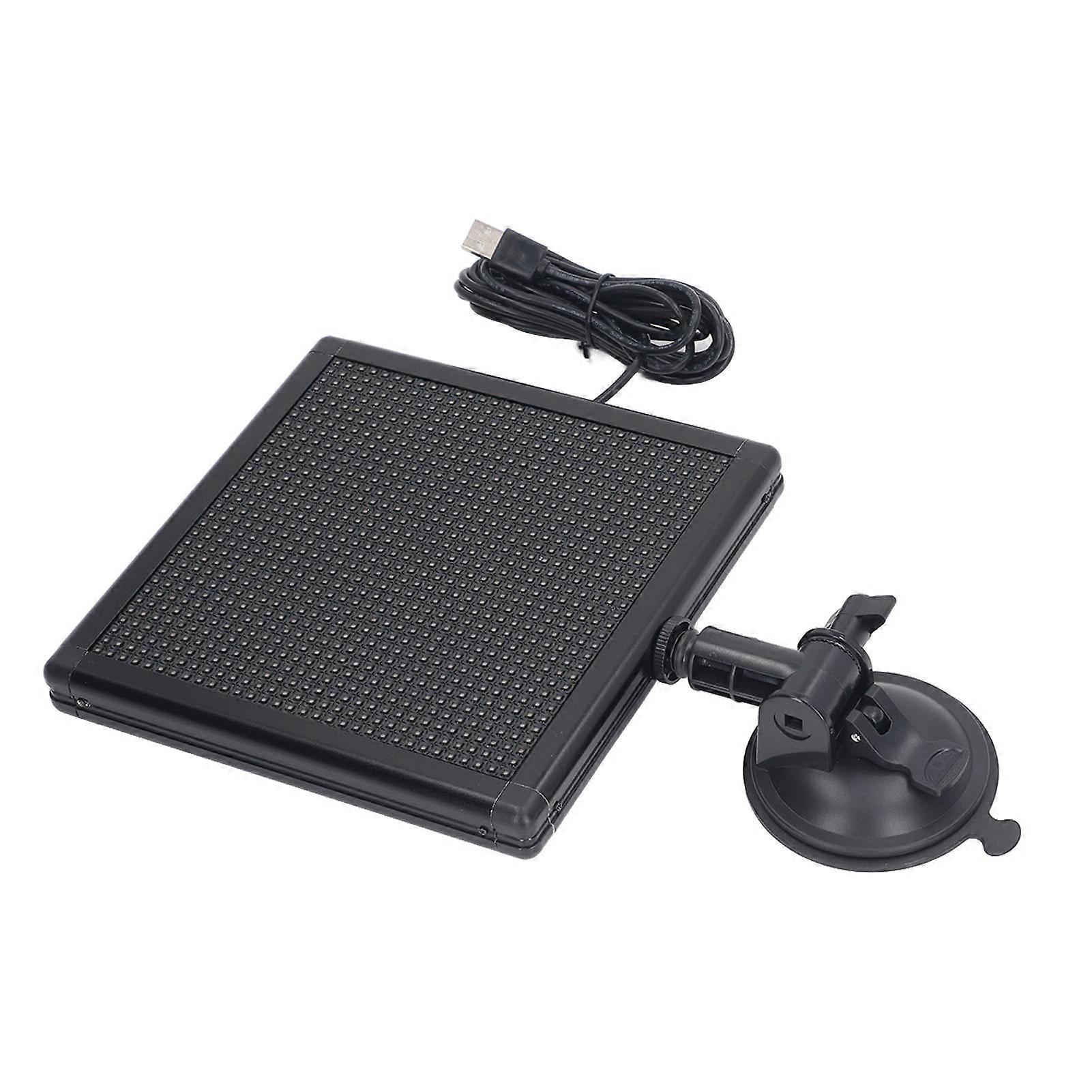 LED Car Sign 185x185x22mm 32x32 Resolution Wifi APP Control Programmable LED Sign Board 