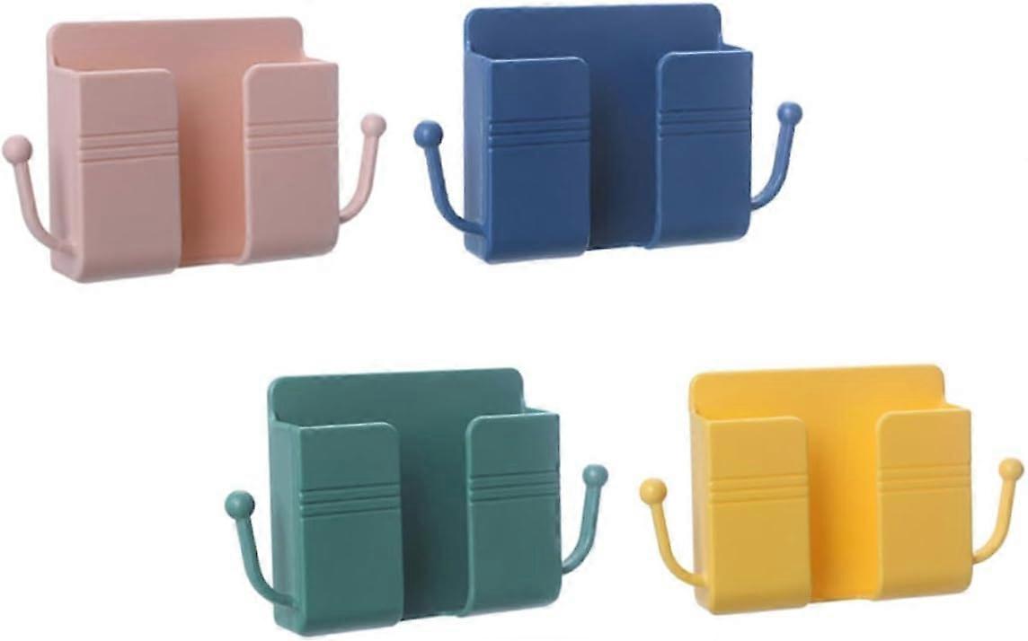 Multi-Functional Wall Storage Cases Cellphone Wall Racks Tv Controller Containers Easy Install