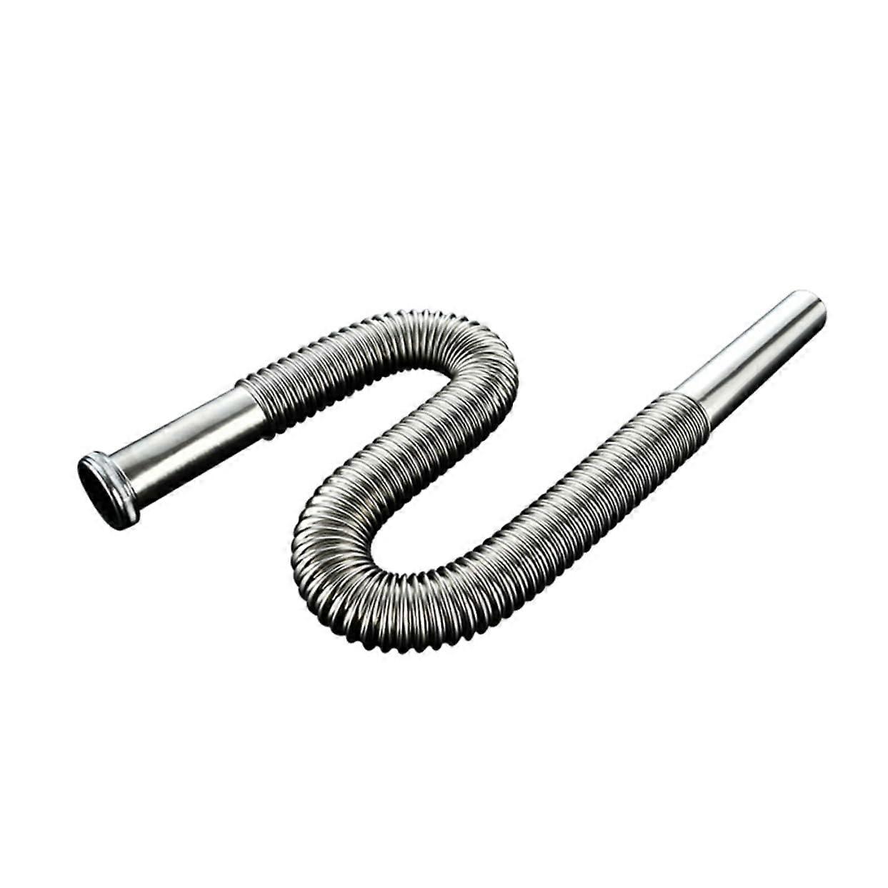 Flexible Design Drain Pipe Precision Siphon Solution for Sinks and Bathrooms Rust Drain Pipe with Rubber Seals to Prevent Water Leaks
