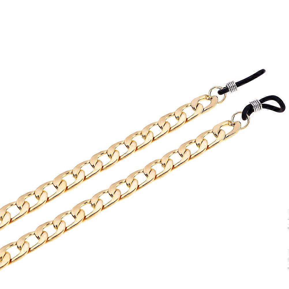 Sunglasses Strap For Men Eyeglass Chain Anti-Skid Eyewear Retainer Golden 73 X 0.5 X 0.3Cm 1Pcs