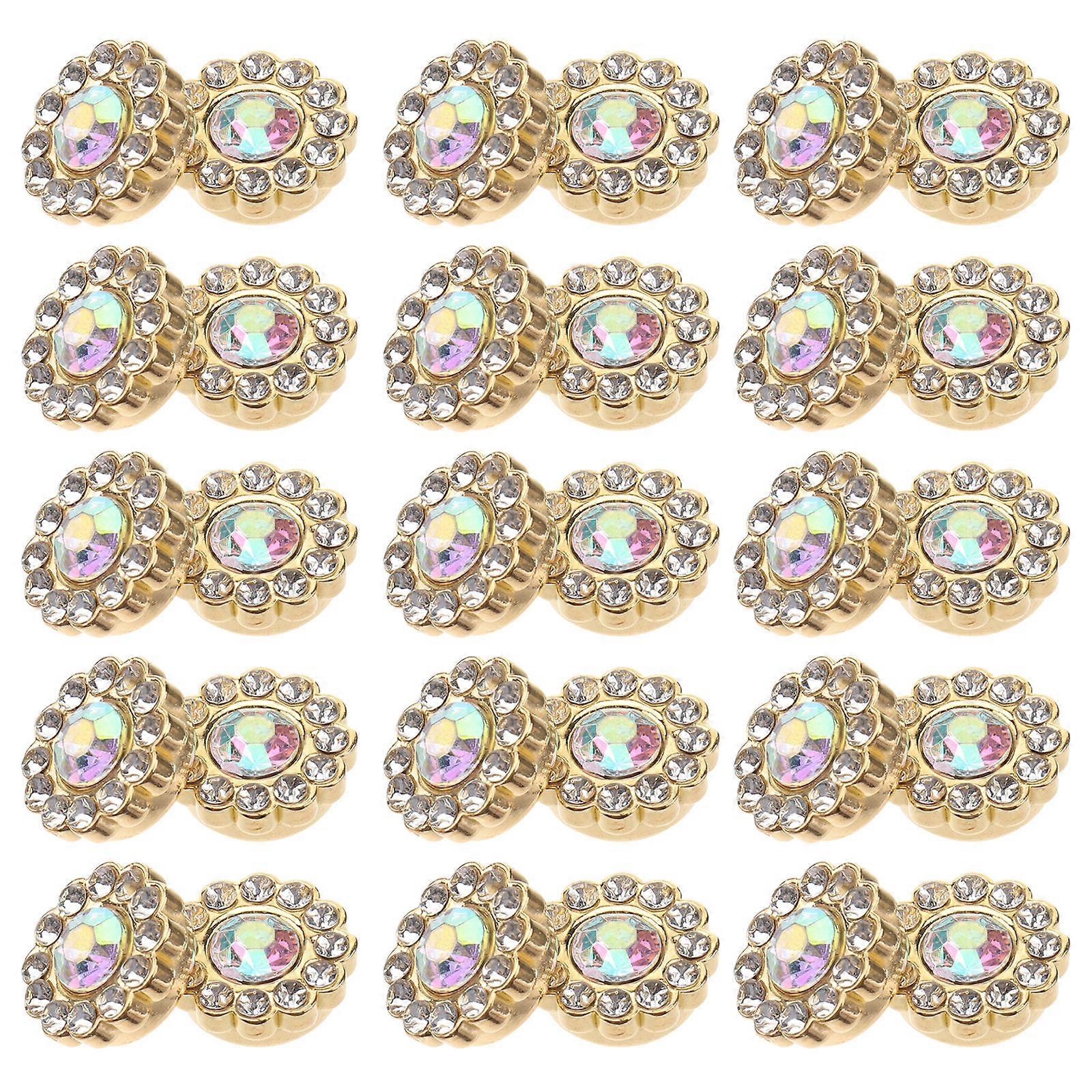 50PCS Multi Color Flower Shape Hairband Decoration Glue on Embellishments for DIY Craft Projects