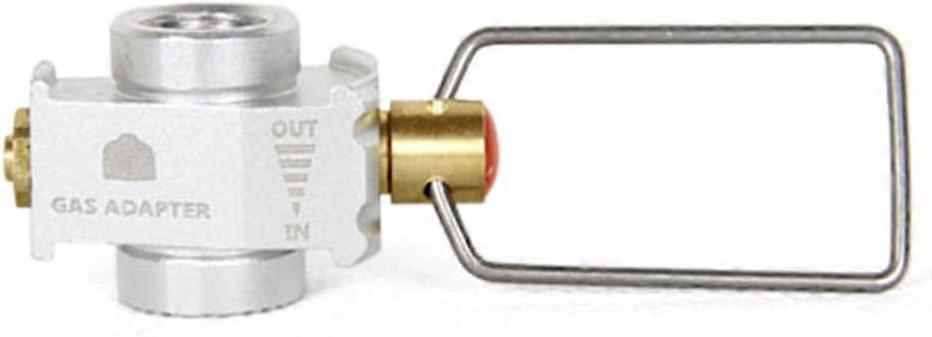Gas conversion device, refill flat gas tank, camping gas conversion valve, suitable for nozzle bottle type/butane gas cartridge, etc.