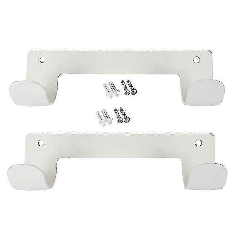 2 عبوة شماعات طاولة كي ، حامل طاولة كي مثبت على الحائط لغرف الغسيل (أبيض) p2024112625 s2024122425