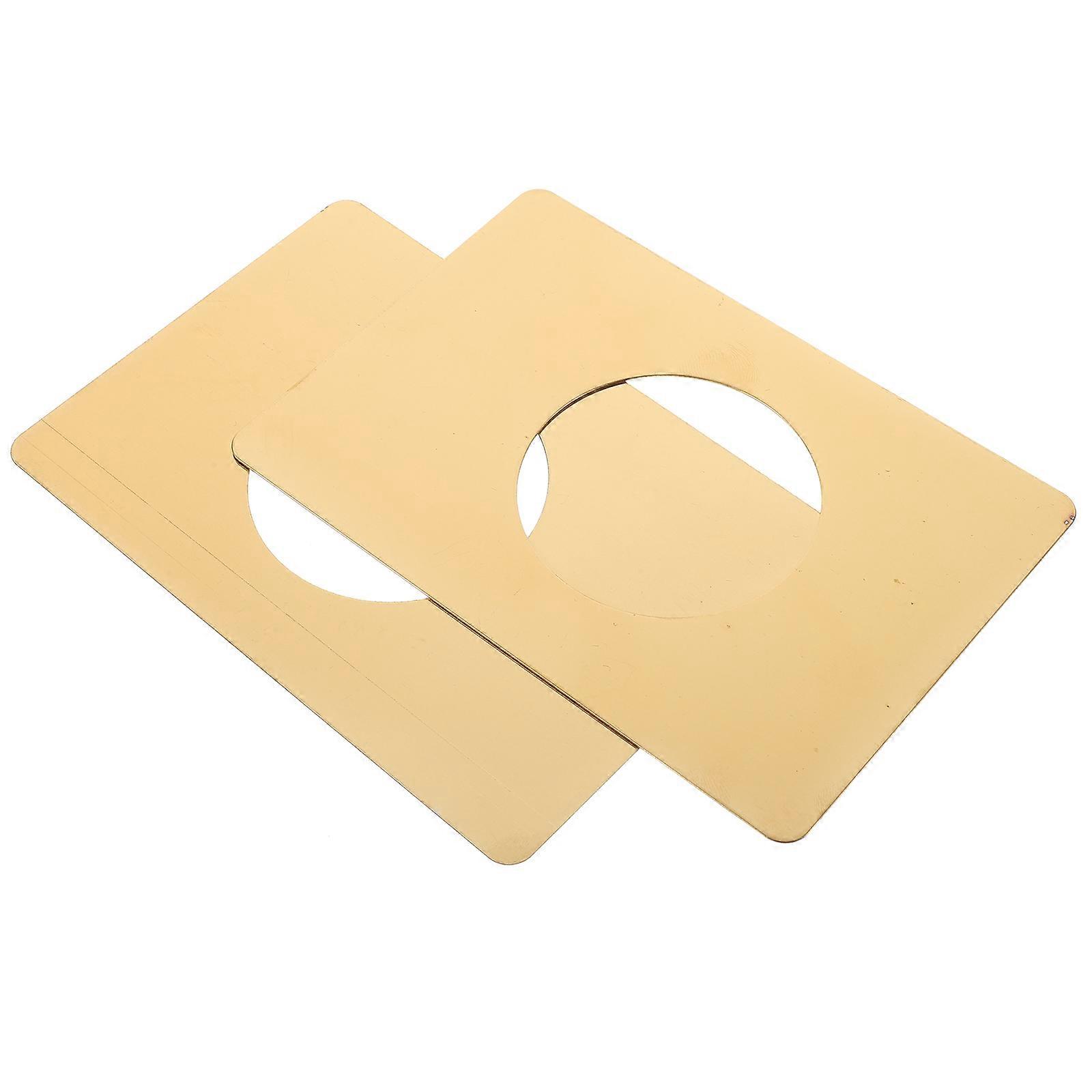 Πίνακας επισκευής πορτών πορτών πλακών πορτών πορτών 13X9CM ενισχύει την περιοχή πόμολου πόρτας 2Pcs