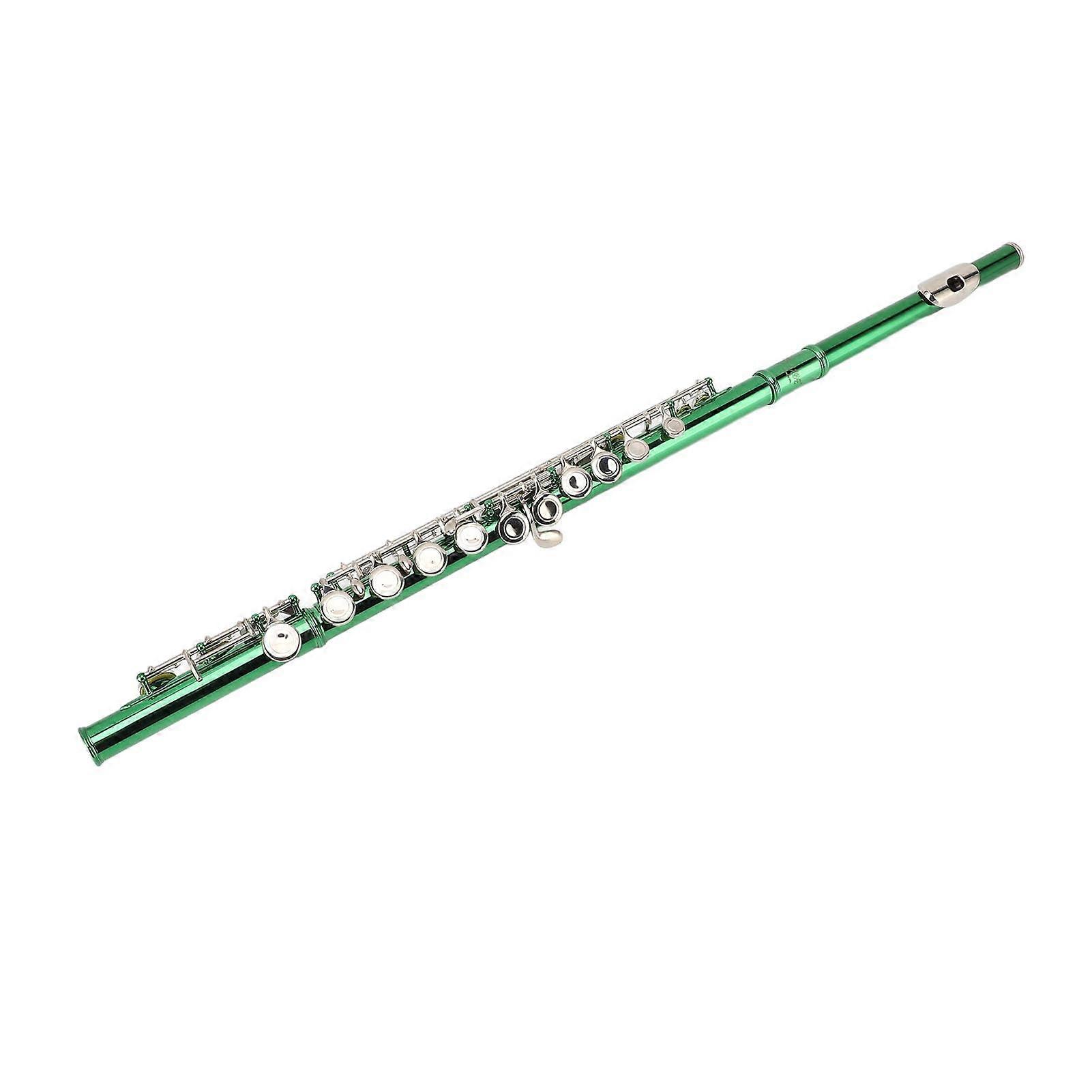 Closed Hole C Flute, 16 Keys, White Copper, Air Tightness