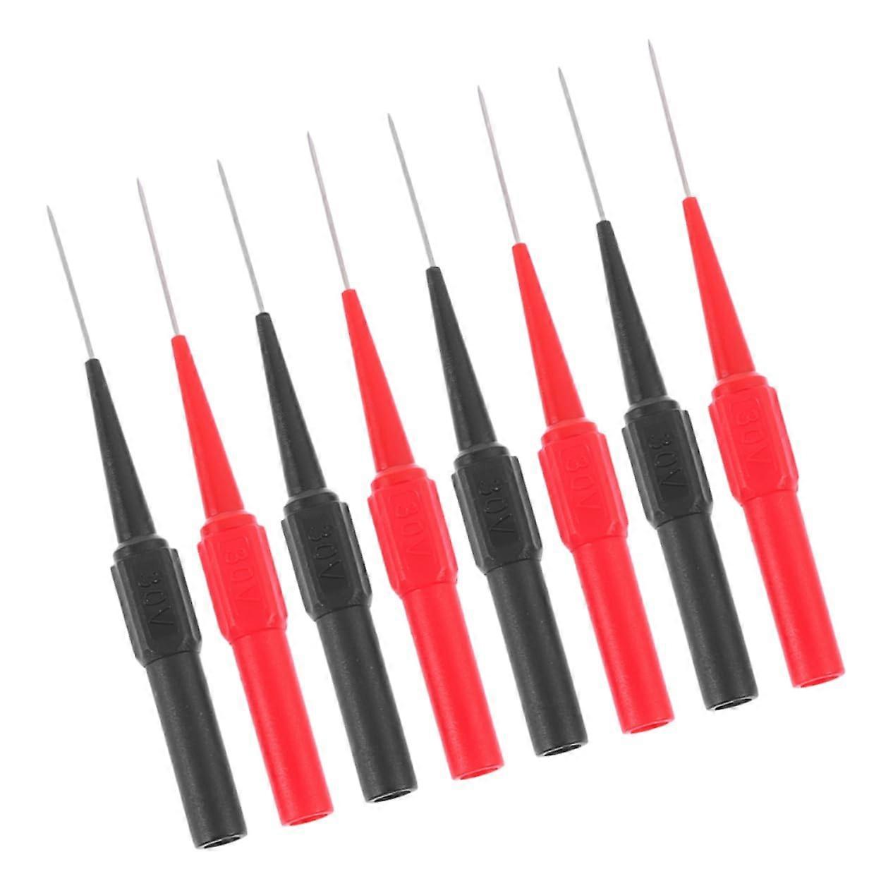 8 Pieces Multimeter Test Probes for Precise Measurements Durable Multimeter Needles for Voltage Current Measurements Automotive Diagnostics Industry