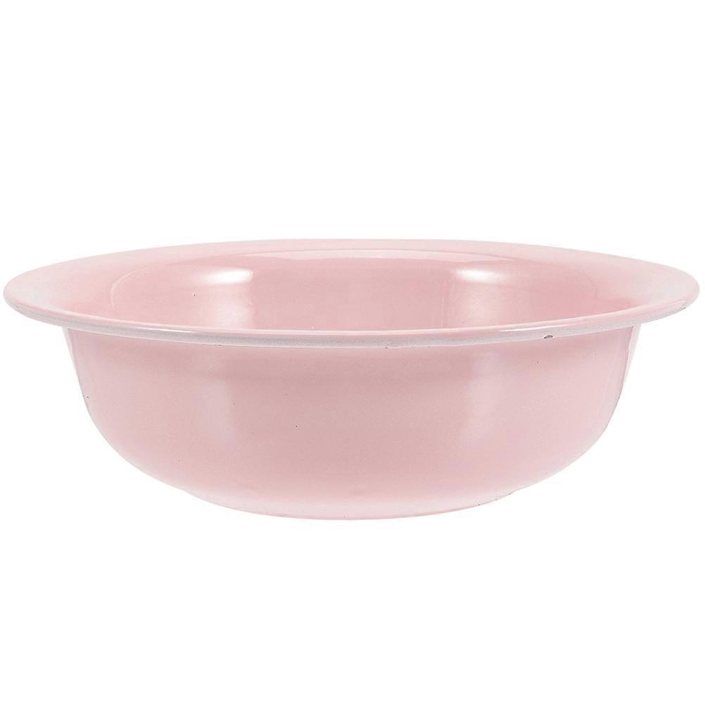 Home Vegetable Washing Basin Multifunctional Food Cleaning Basin 1 Set Thickened Enamel