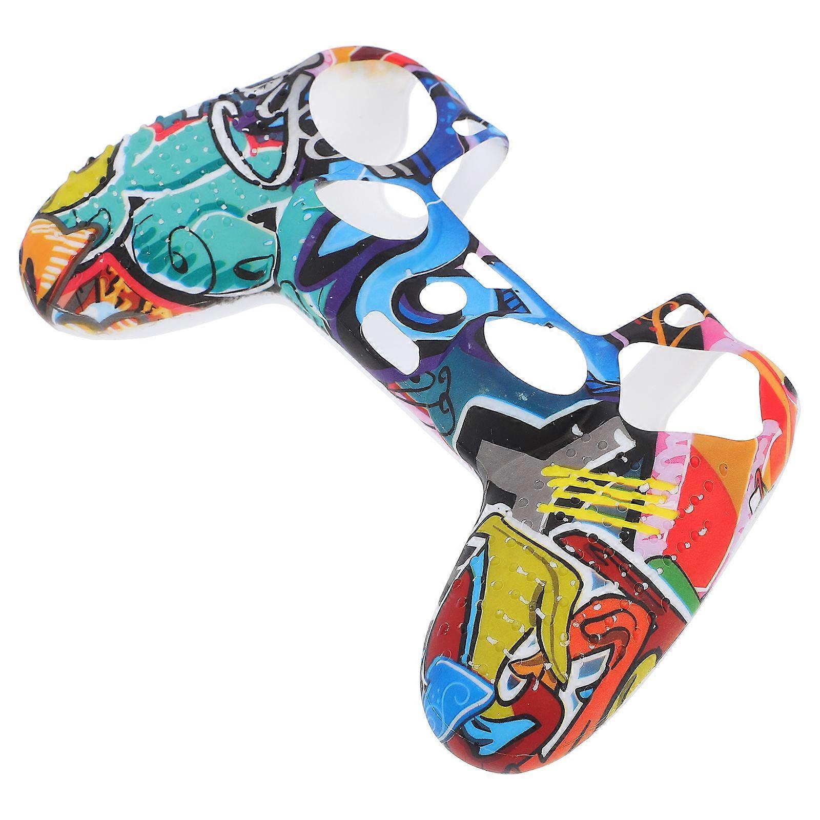 Silicone Controller Protector For Game Console Handle With Octopus Camouflage Pattern Protective Function 1 Pcs