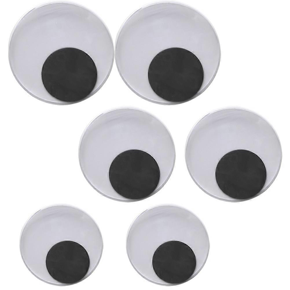 FRCOLOR 3 Pairs Self Adhesive Eye Sticker Multi Functional Craft Wiggle Eye Decal Creative Refrigerator Eye Sticker