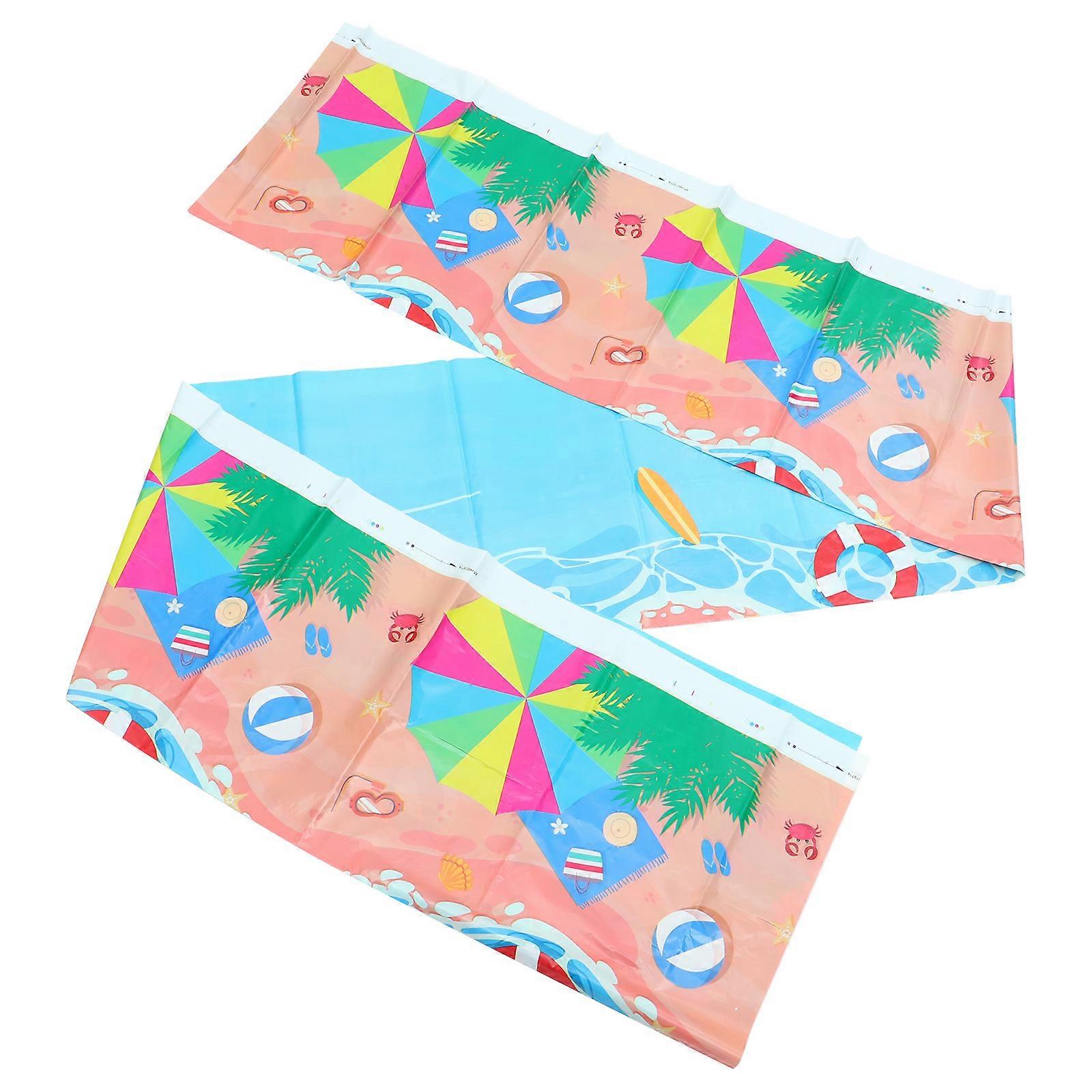 Picnic Table Cloth Single Use Rectangle Table Covering For Families 1Pcs