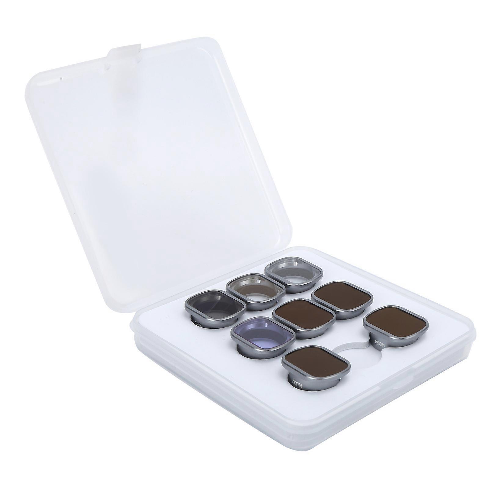 Junestar 8 in 1 Optical Glass UV/CPL/ND8/16/32/64/Star/Night Drone Lens Filter for FPV Combo