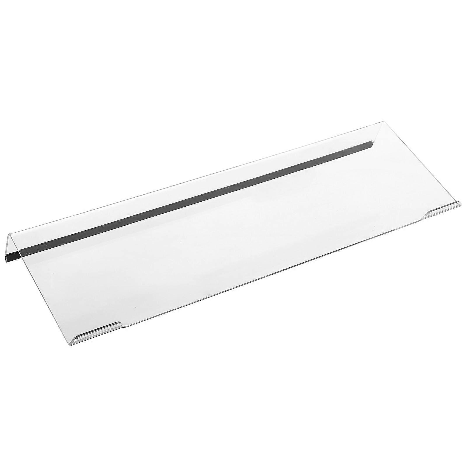 Transparent Acrylic Keyboard Rest Tilted Design For Mechanical Keyboards Enhances Workspace Quality 1Set