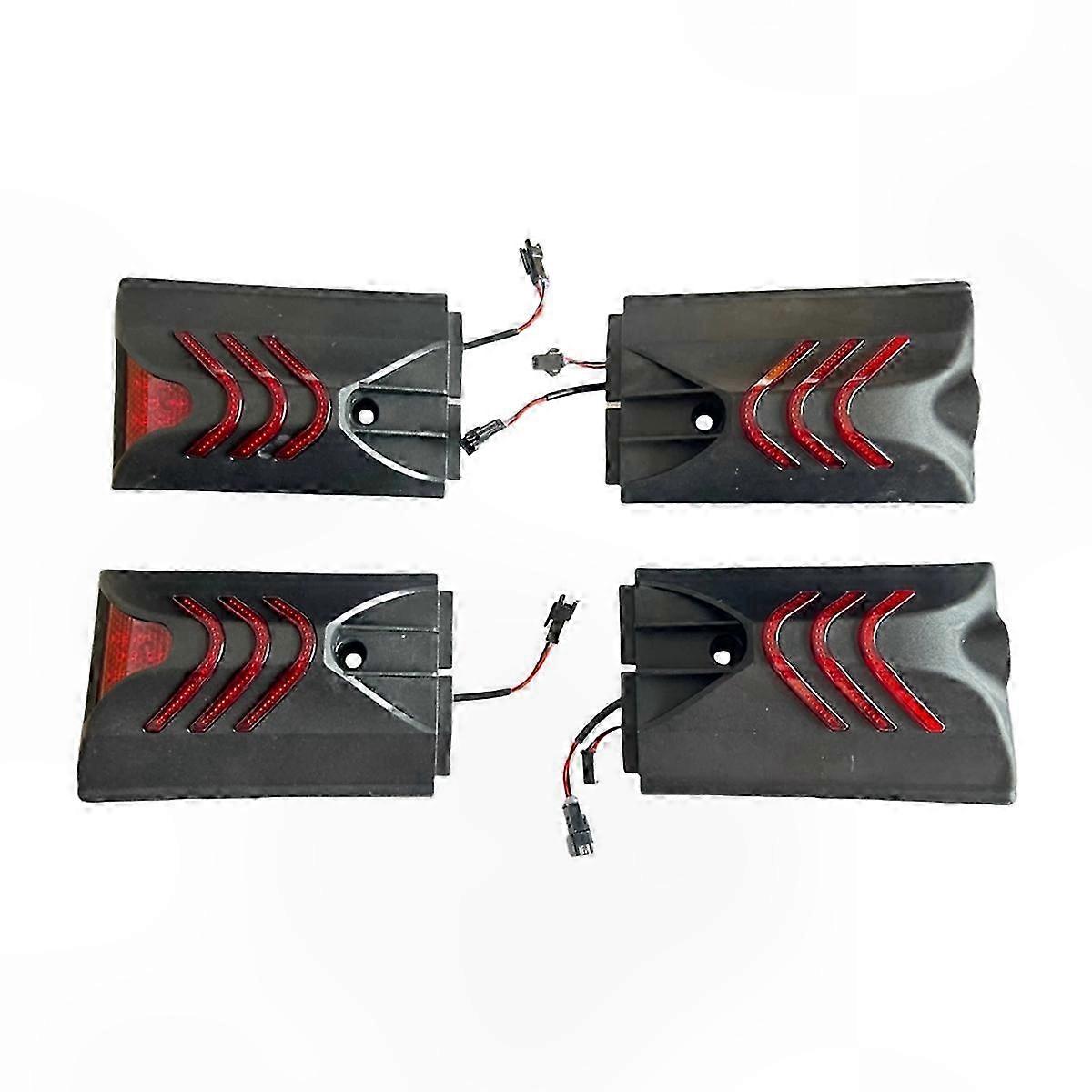 Front and Rear Sidelight with Cover for Electric Scooter Bottom Panel Accessory