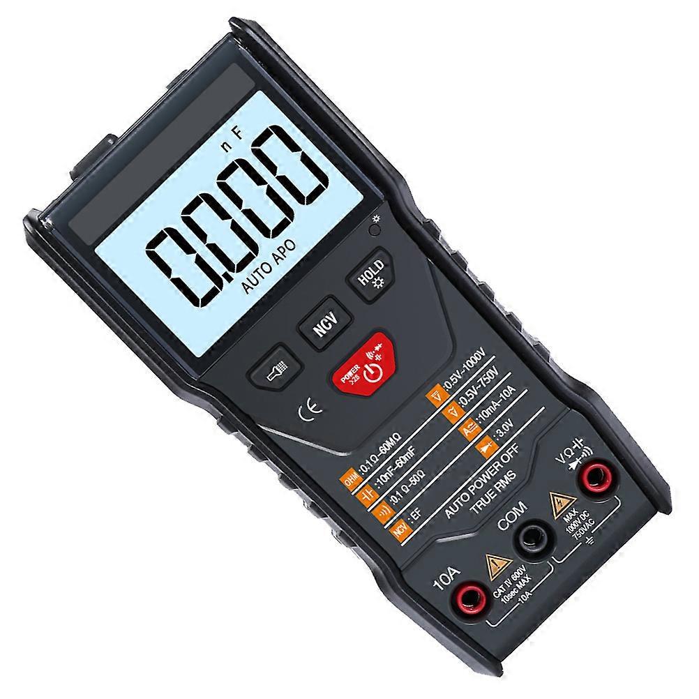 Auto Repair Multimeter Digital Multimeter Tester Ac Current Measurement Home Use Plastic 1Pack