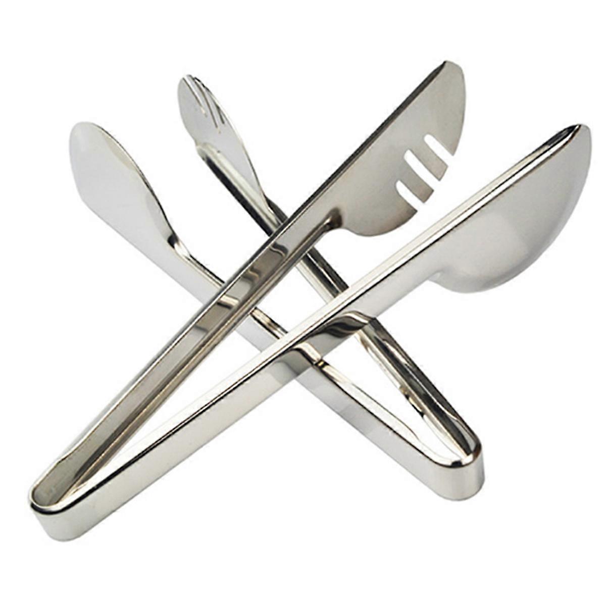 Multifunctional Food Grade Stainless Steel Barbecue Tongs with Sieve Design for Cooking, BBQ, and Parties – Ideal for Steak, Pizza, Bread, and More