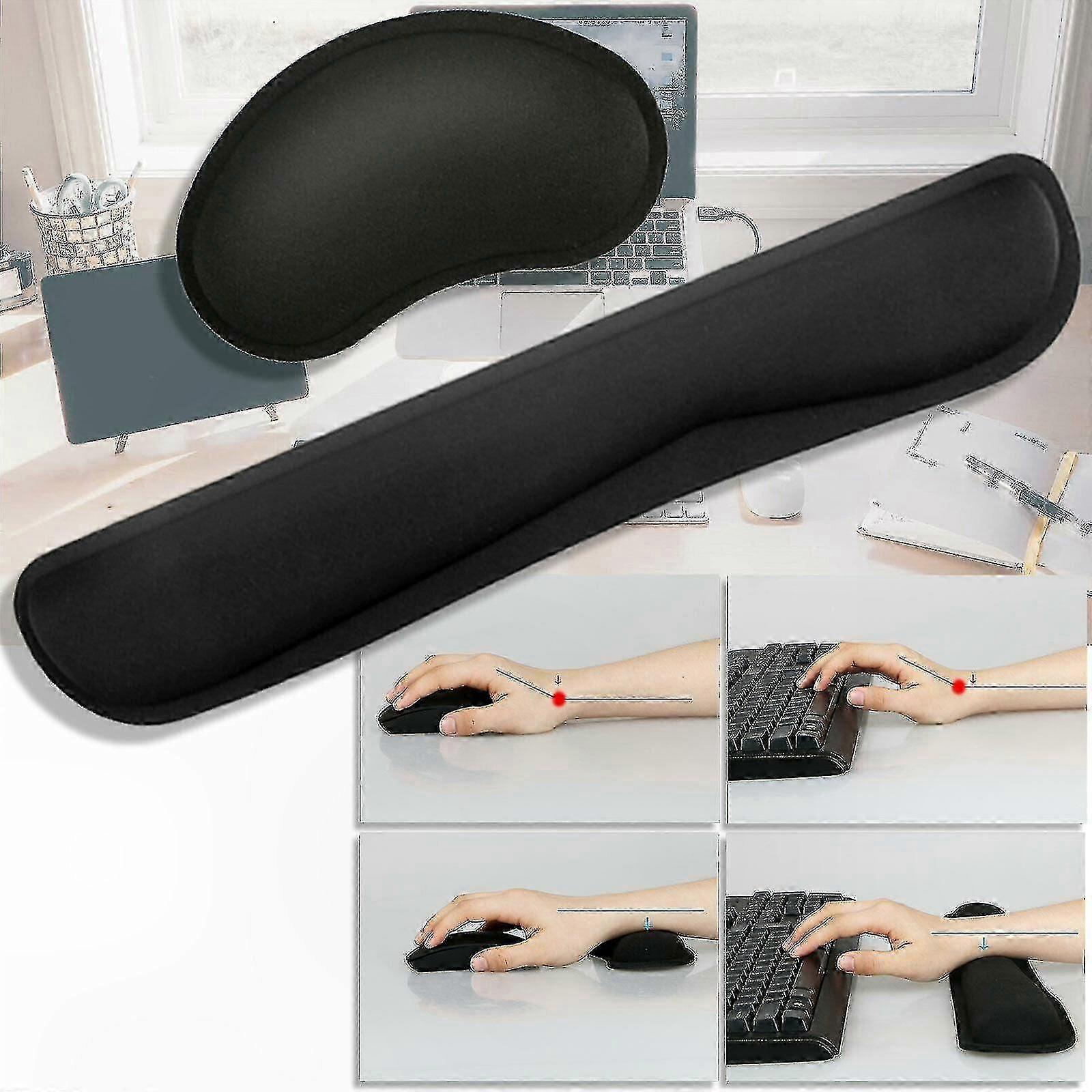 Ergonomic Keyboard and Mouse Support Pad for Comfortable Use