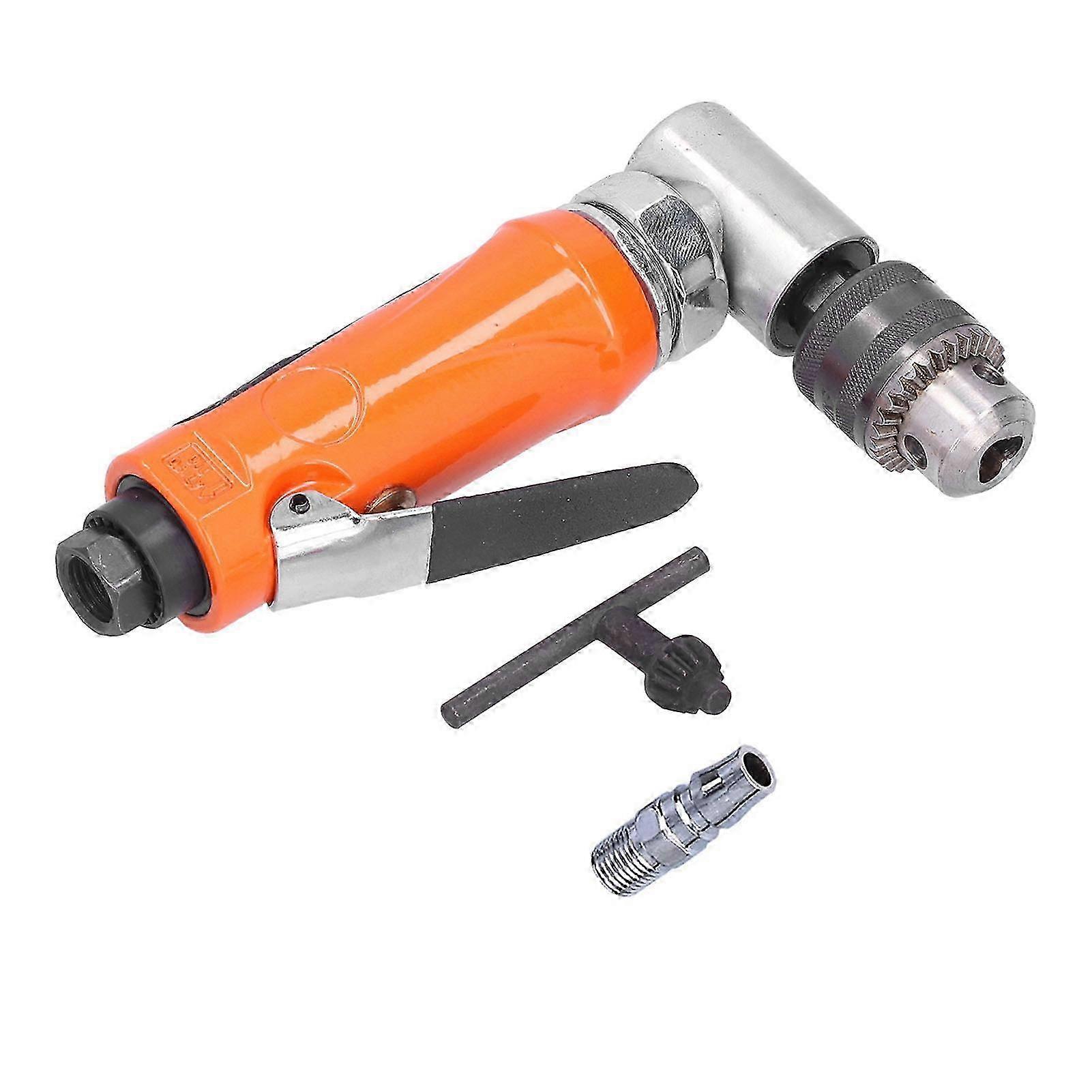 Pneumatic Air Angular Drilling Machine 90 Degree 1/4in 6mm Elbow Head Manual Tool