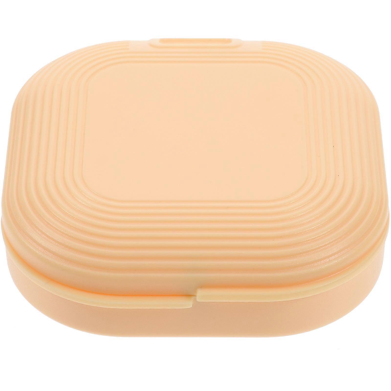 Leak-Proof Denture Case For Orthodontic Users Indoor And Travel Use Compact Size 1Set