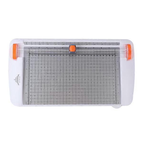 A4 Paper Cutter Double Scale Portable Paper Knife 10 Sheets Capacity for Home School Office Paper Craft