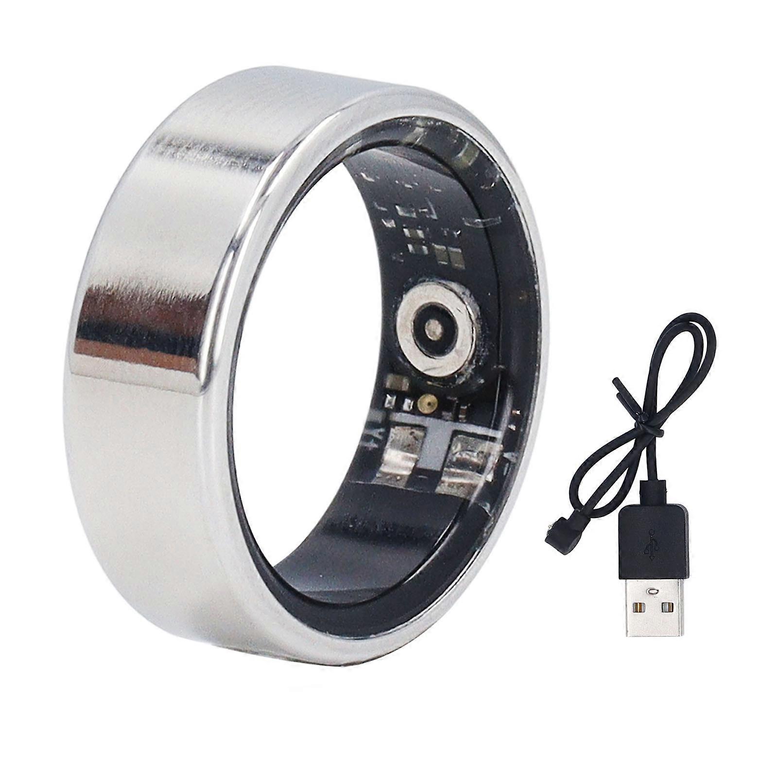 Smart Ring Fitness Tracker Waterproof Sleep Tracking Photographing Pedometer Auto Detection Multi Functional Bluetooth Ring Health Tracker Size 11