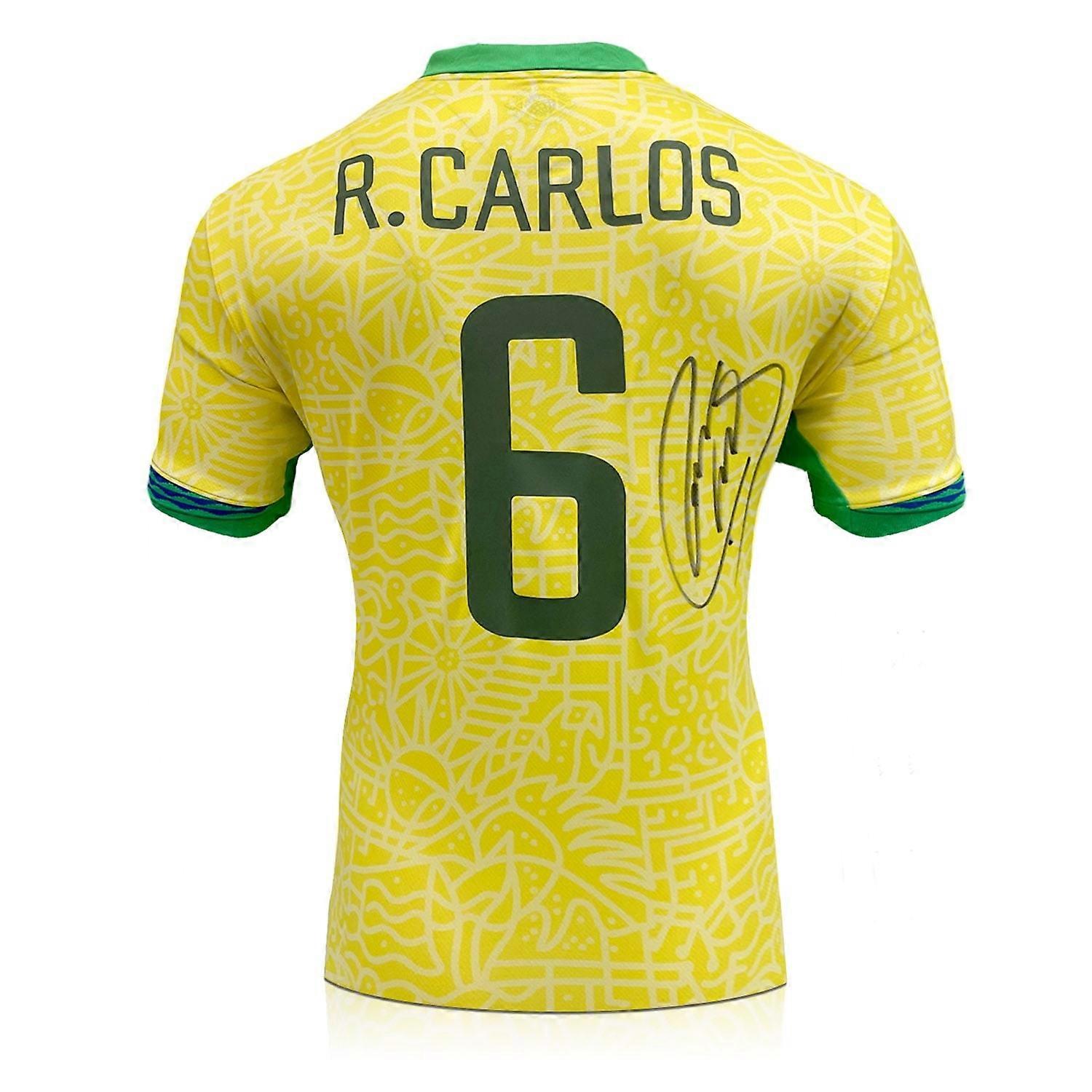 罗伯托·卡洛斯 (Roberto Carlos) 签名巴西 2024 年足球衫