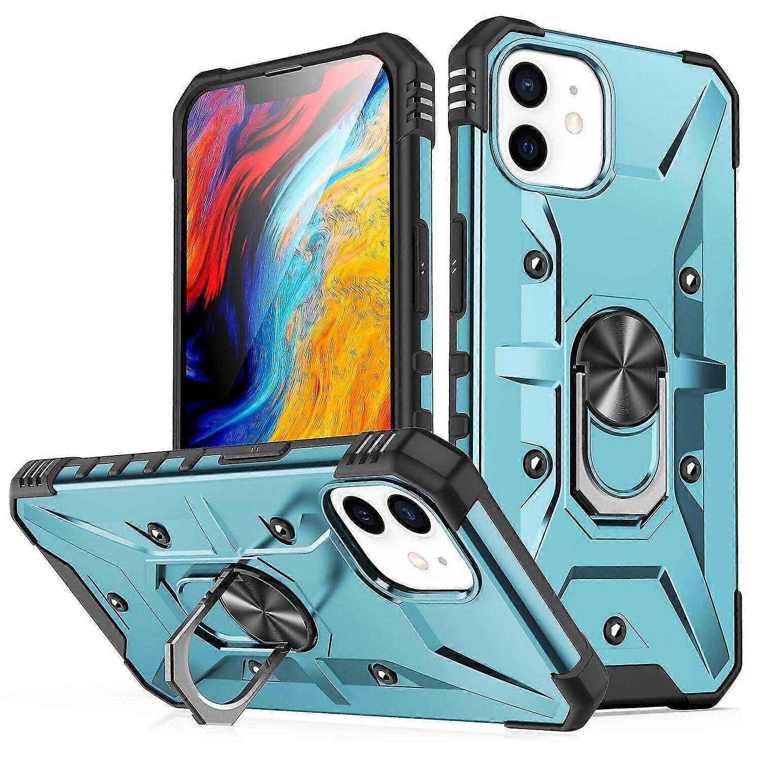 Shockproof Magnetic With Ring Holder Cover Case For
