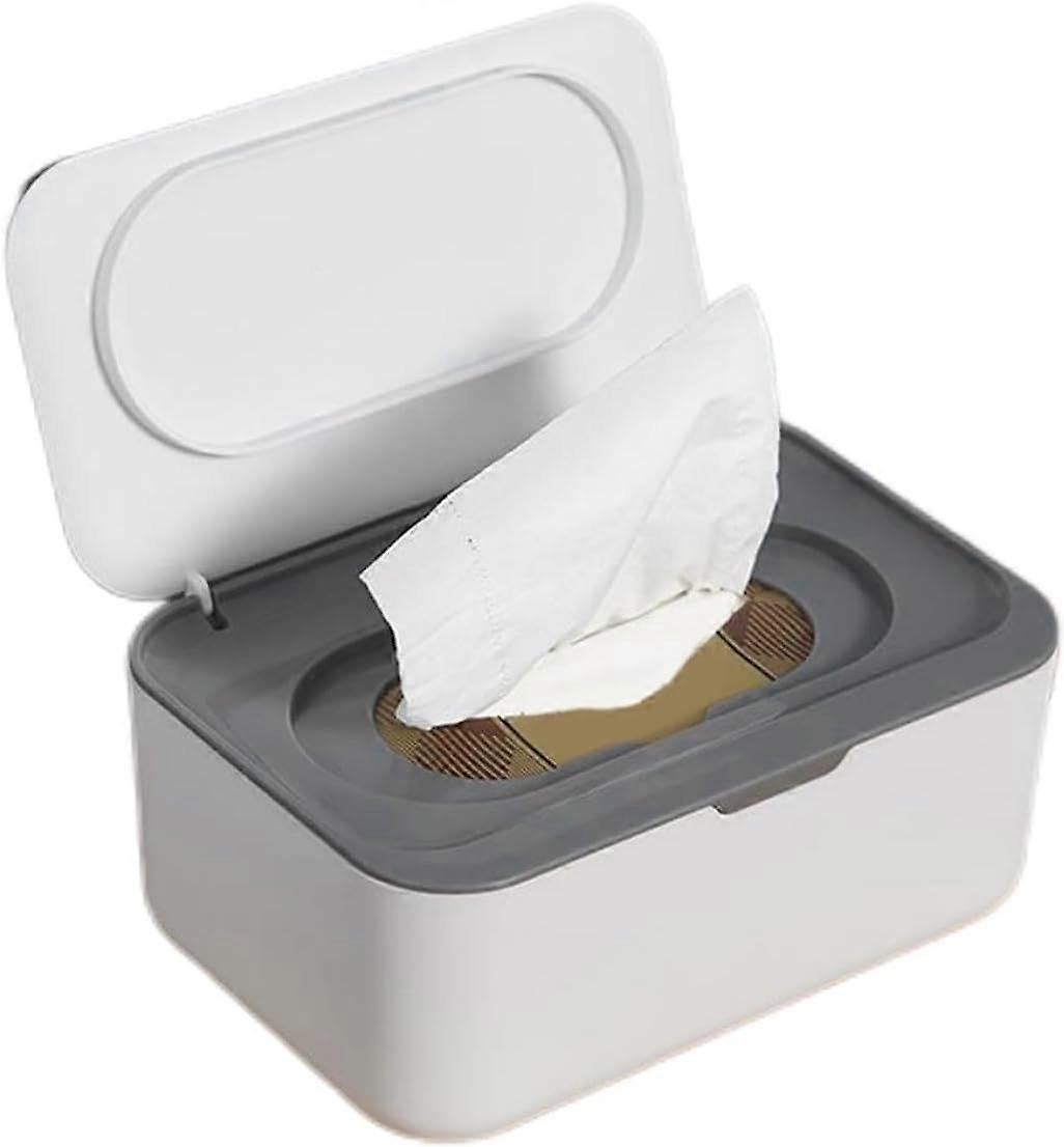 Toilet Wipe Holder Wet Wipes Dispenser Gray Tissue Napkins Storage Box