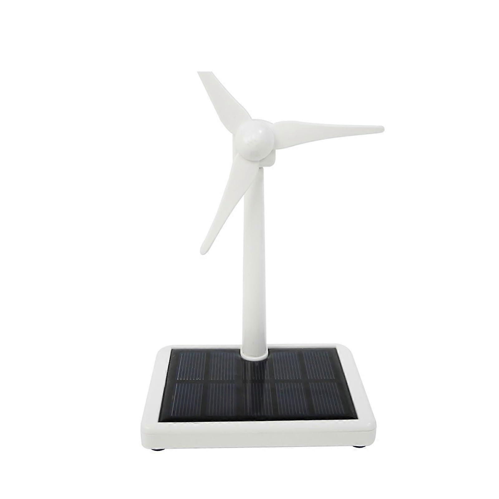 Wind Turbine Generator Kit with Mini Solar Fan, Solar Energy Heat Fan for Window Tint Heat Rejection Testing at Home, Office, Classroom