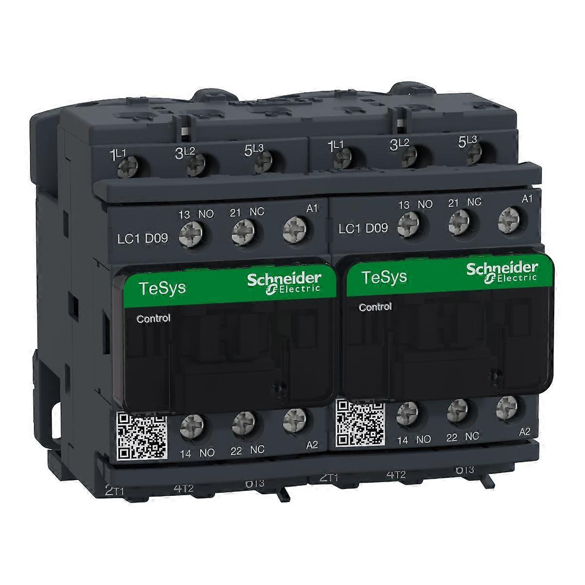 Schneider Contactor 3-pole 9a 48v Ac Coil Reversing Tesys D Lc2d09e7