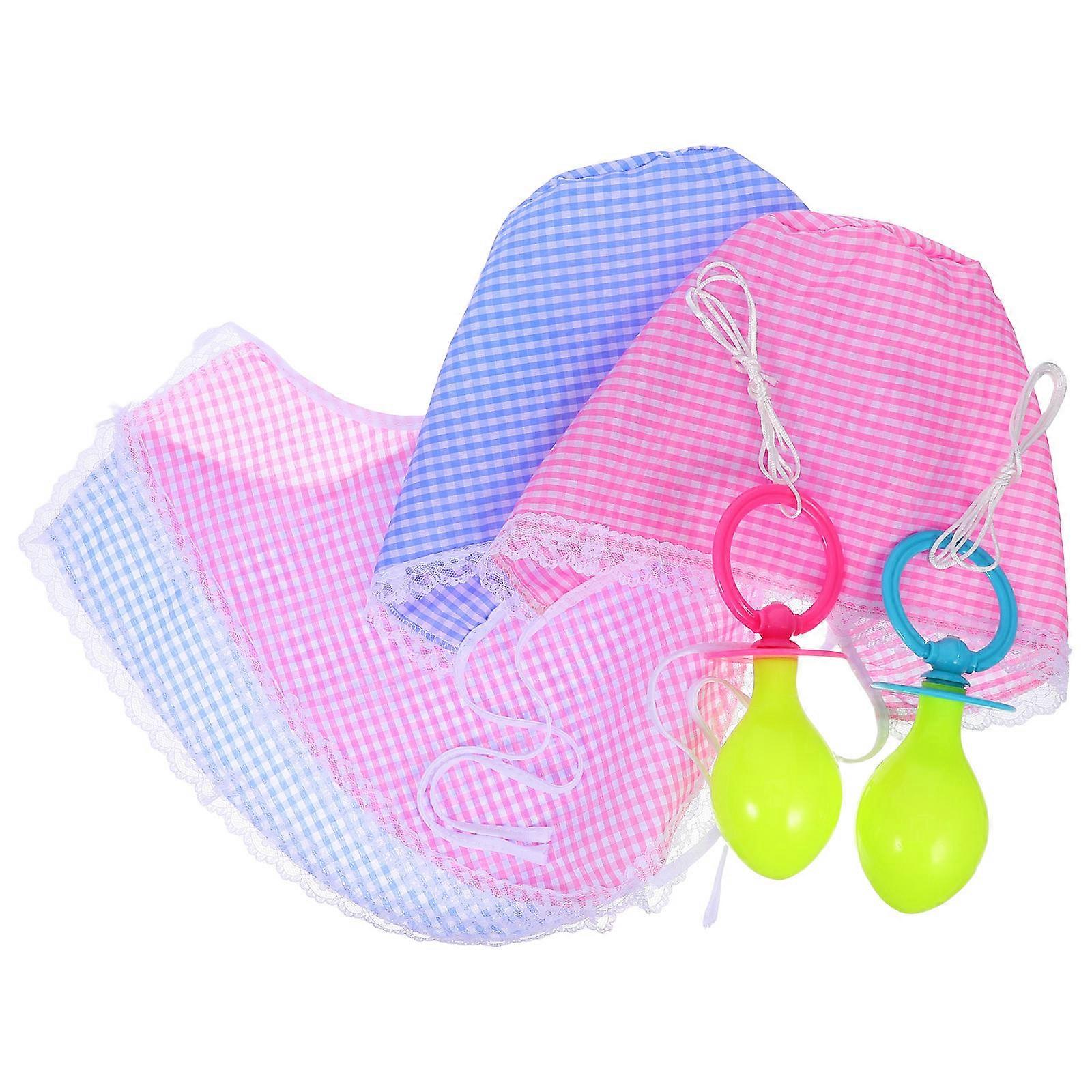Funny Adult Costume Set with Bib and Hat for Parties, Themed Events, and Cosplay – Comfortable Novelty Accessory